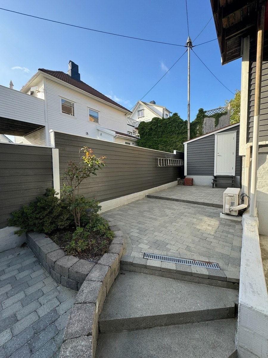 Privat uteområde Galleribilde