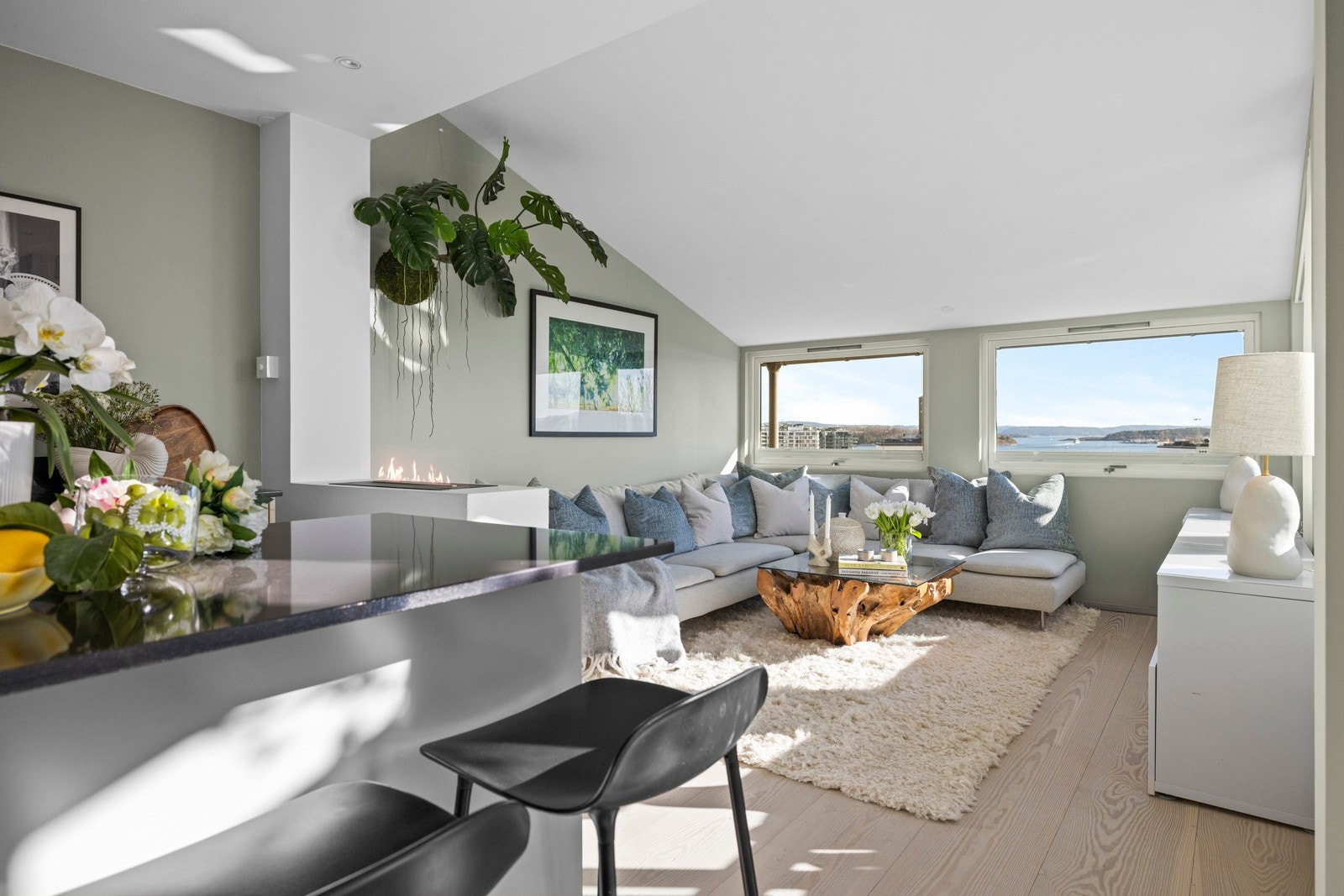 Downlights gir et stilfullt preg på rommet. Galleribilde