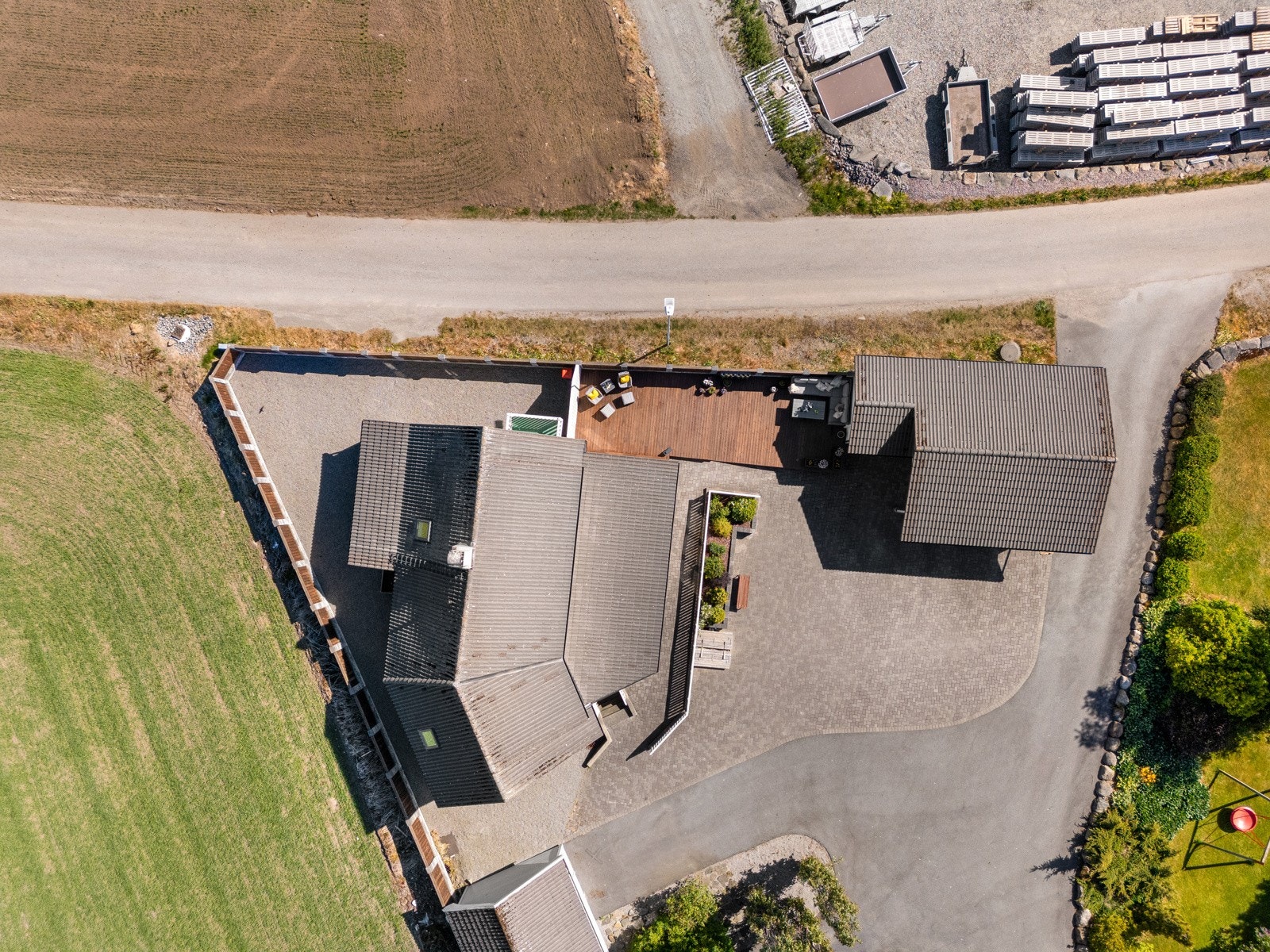 Eiendommen ovenfra Galleribilde