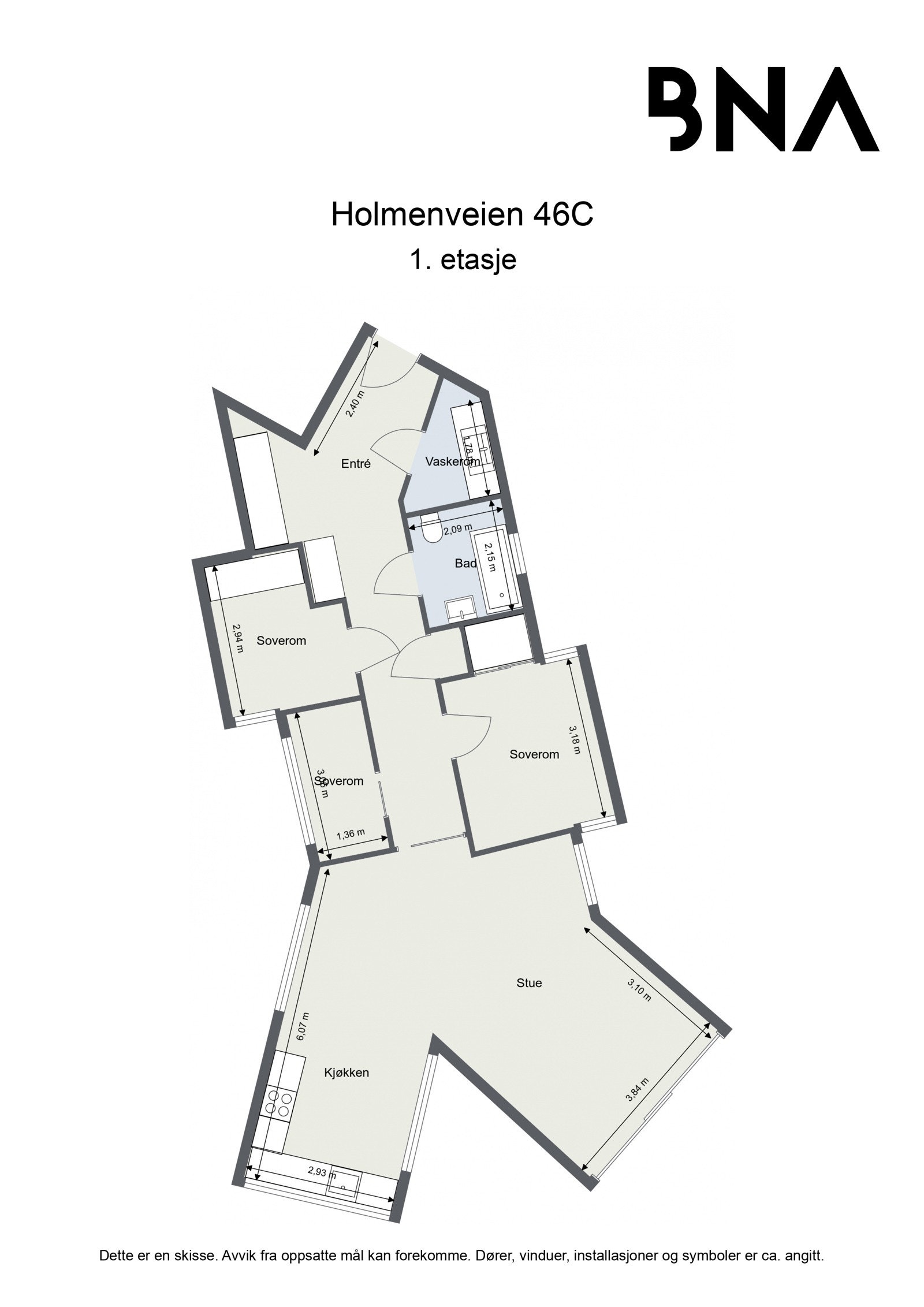 Plantegning Galleribilde