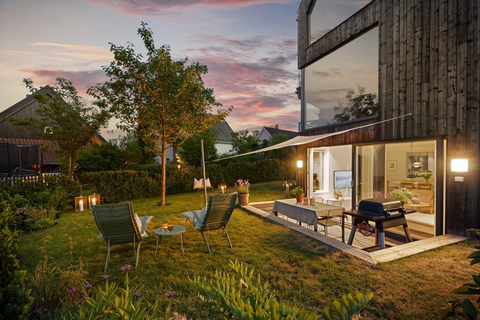 Spesielt fredelig og tilbaketrukket - Glimrende solforhold fra tidlig morgen og til sen kveld midtsommers. Galleribilde