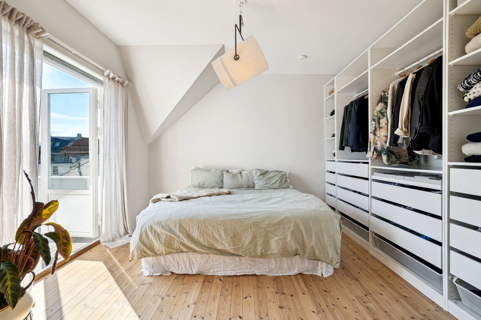 Her kan du innrede med dobbeltseng - Galleribilde