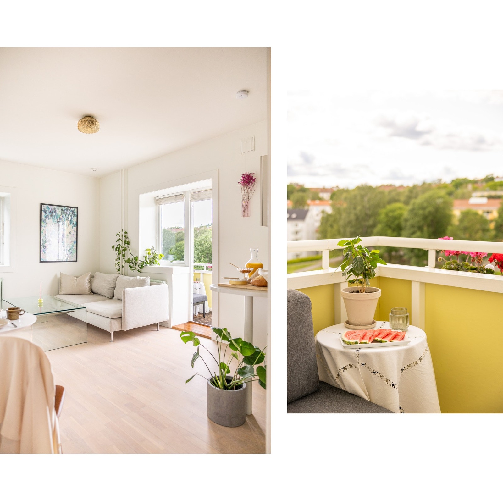 Hjørneleilighet som er sørvestvestvendt med mye naturlig lys. Galleribilde