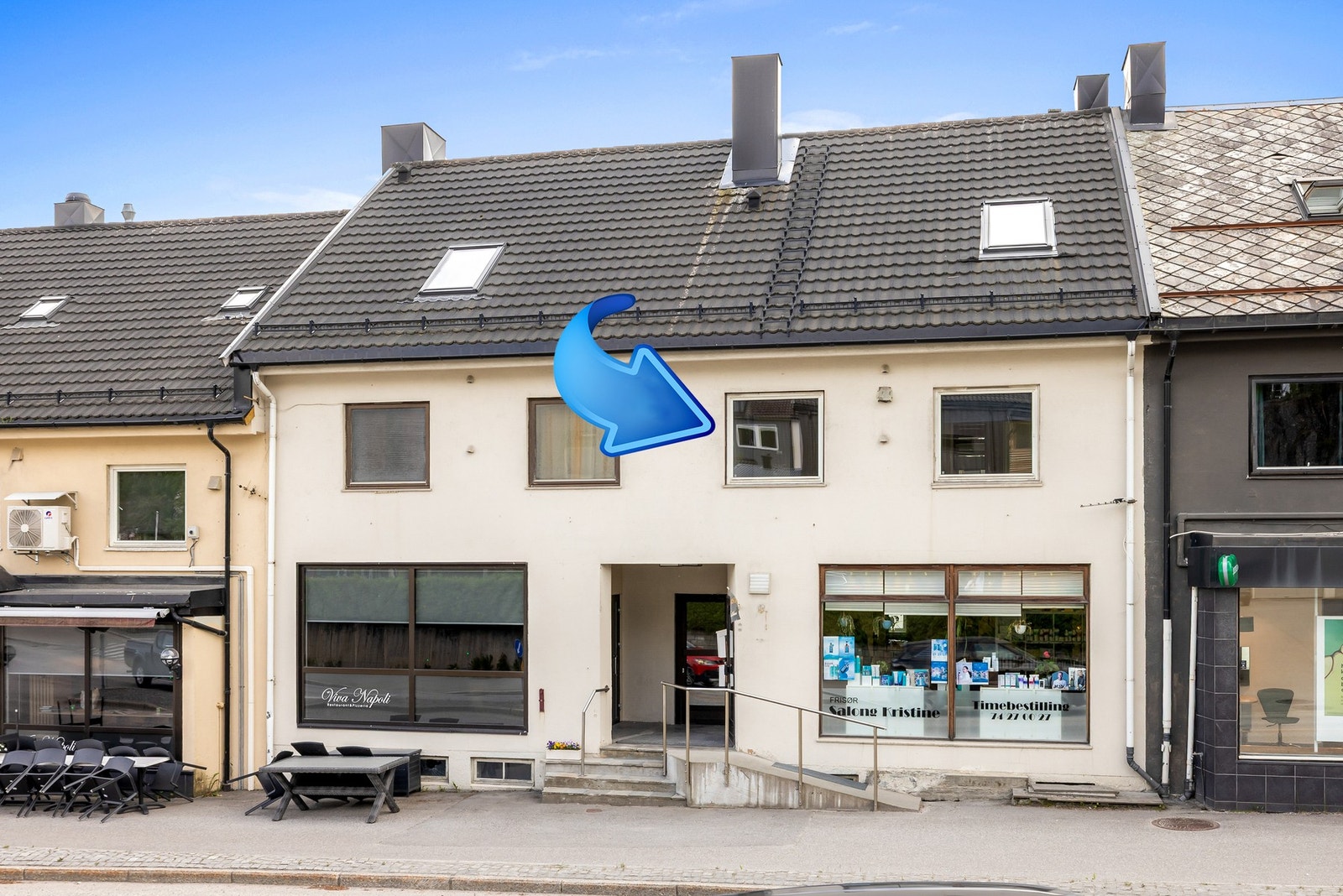 Leiligheten ligger i sentrum av Namsos Galleribilde