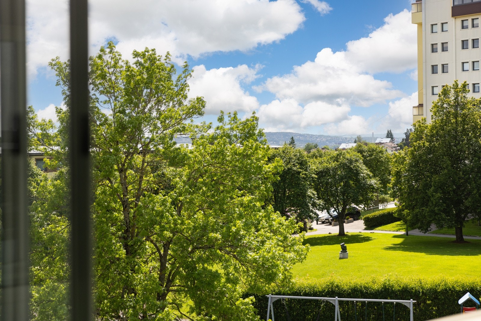 Utsikt fra balkongen. Galleribilde