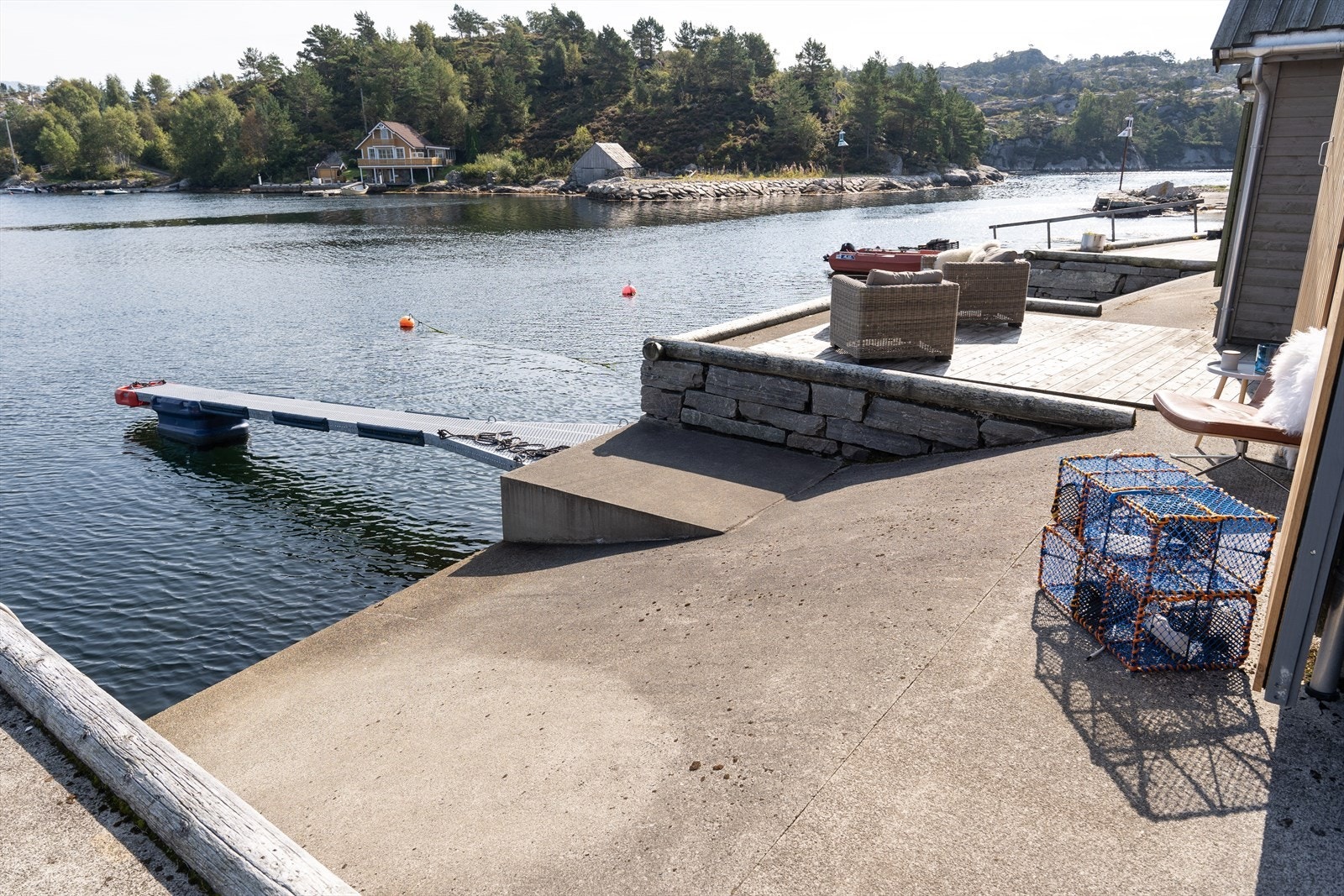 Kaien. Det er ein utriggar i dag iht. avtale med grunneigar. Galleribilde