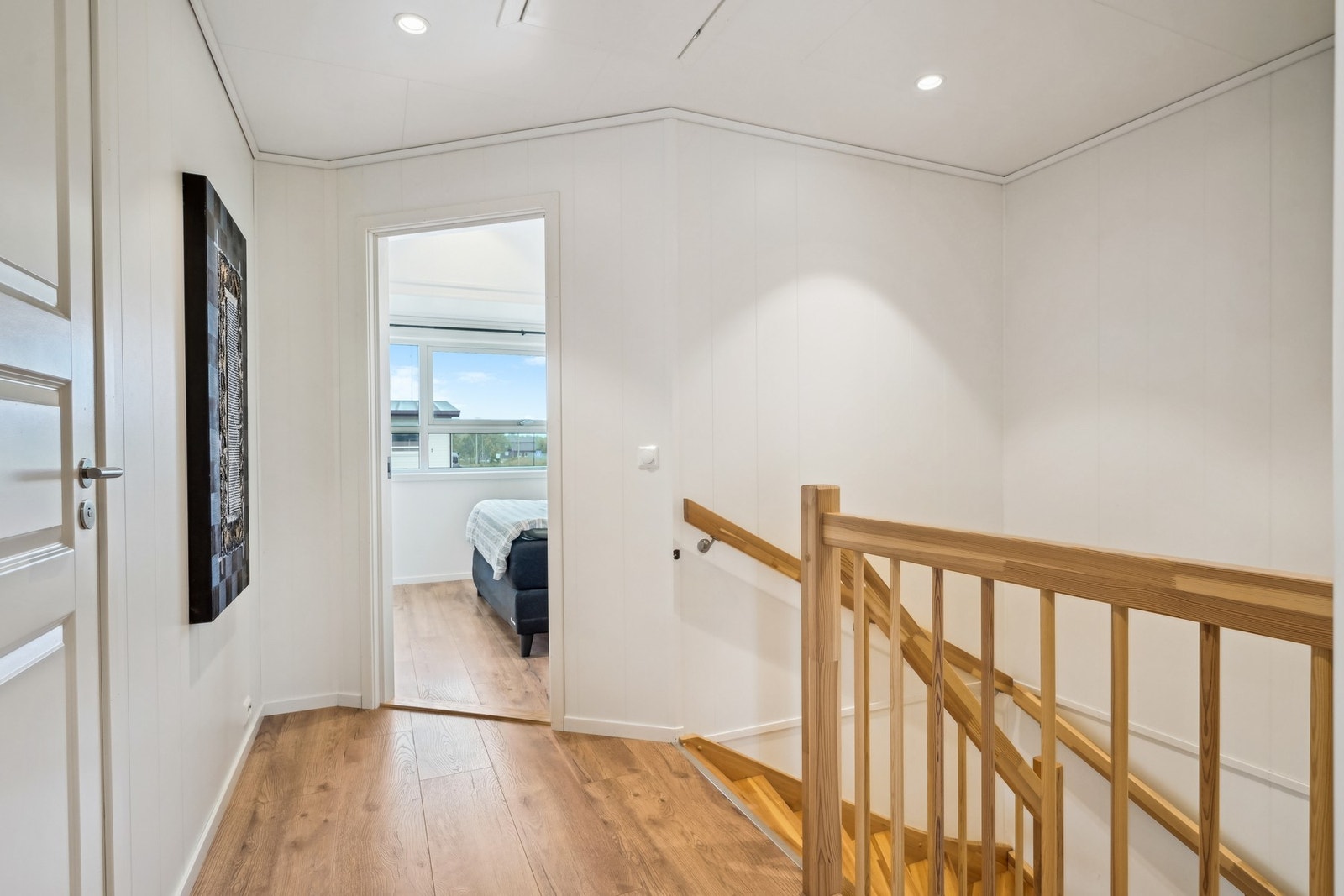 Vi tar turen opp til boligens 2.etasje - Galleribilde