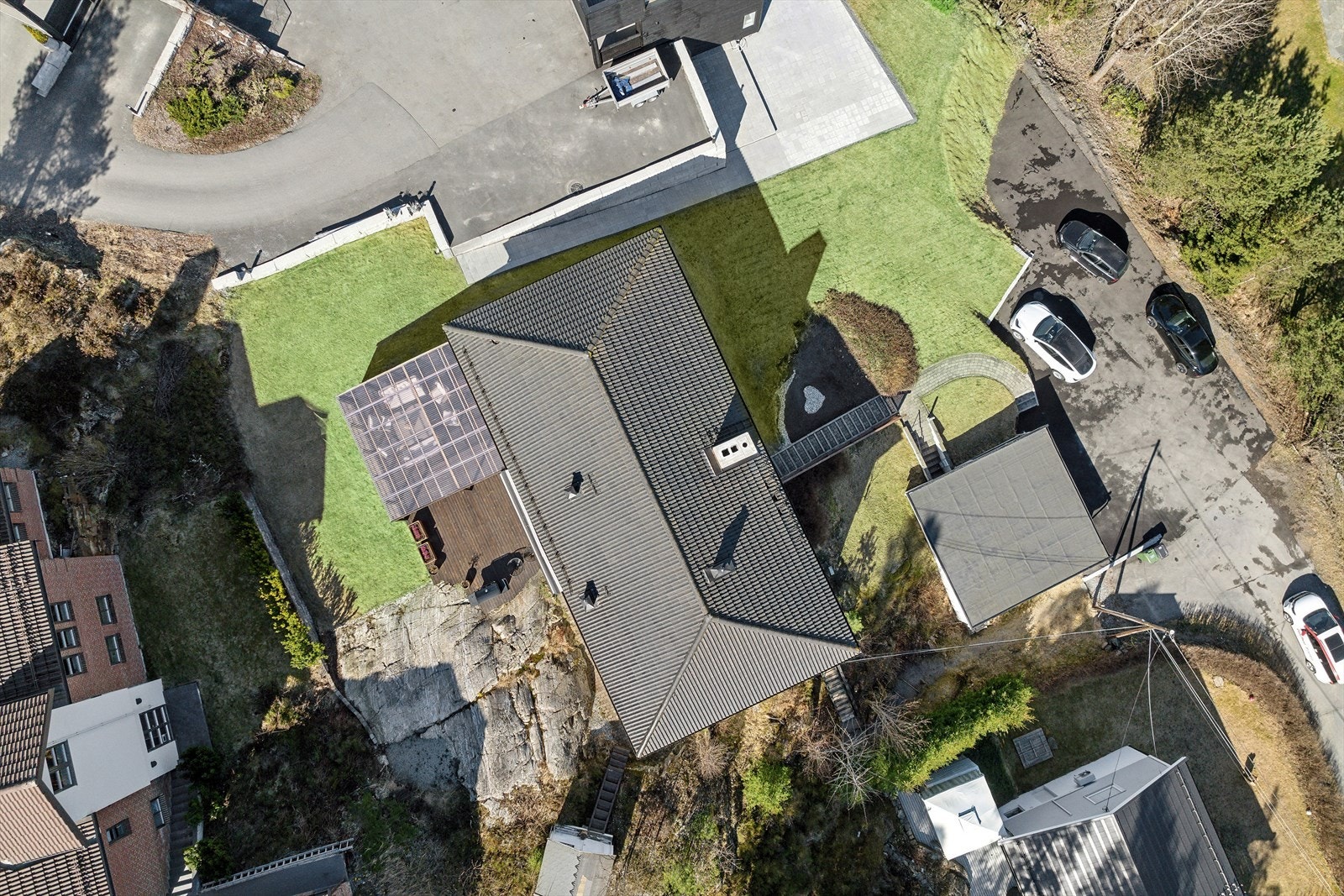 Dronefoto. Galleribilde