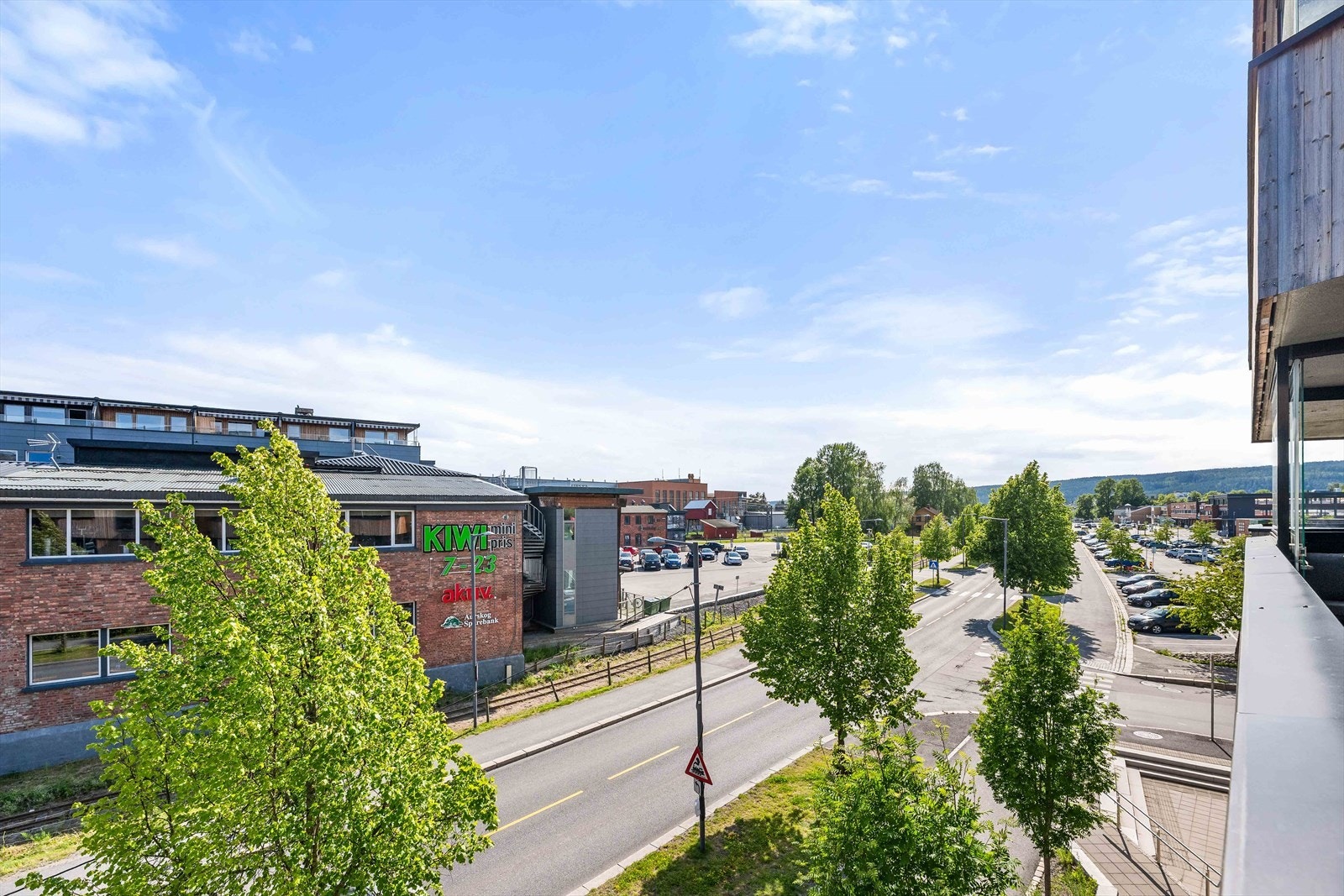 Utsikt fra terrassen. Galleribilde