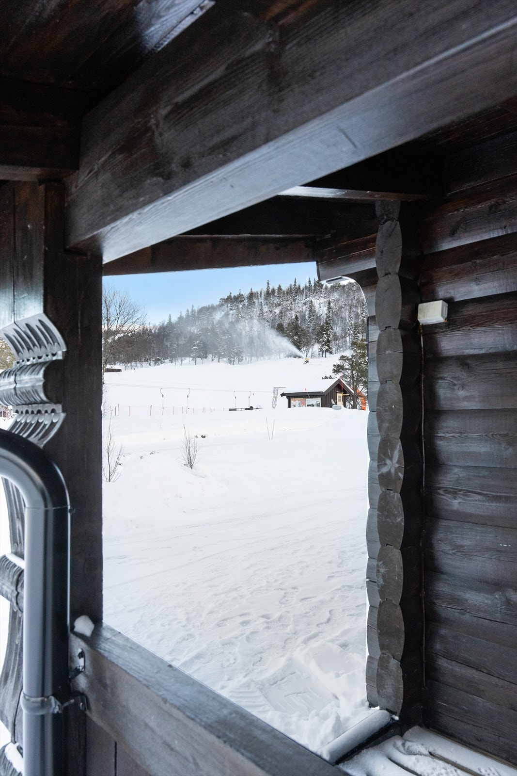 Tilbakerukket fra bakken men kun få skritt Galleribilde