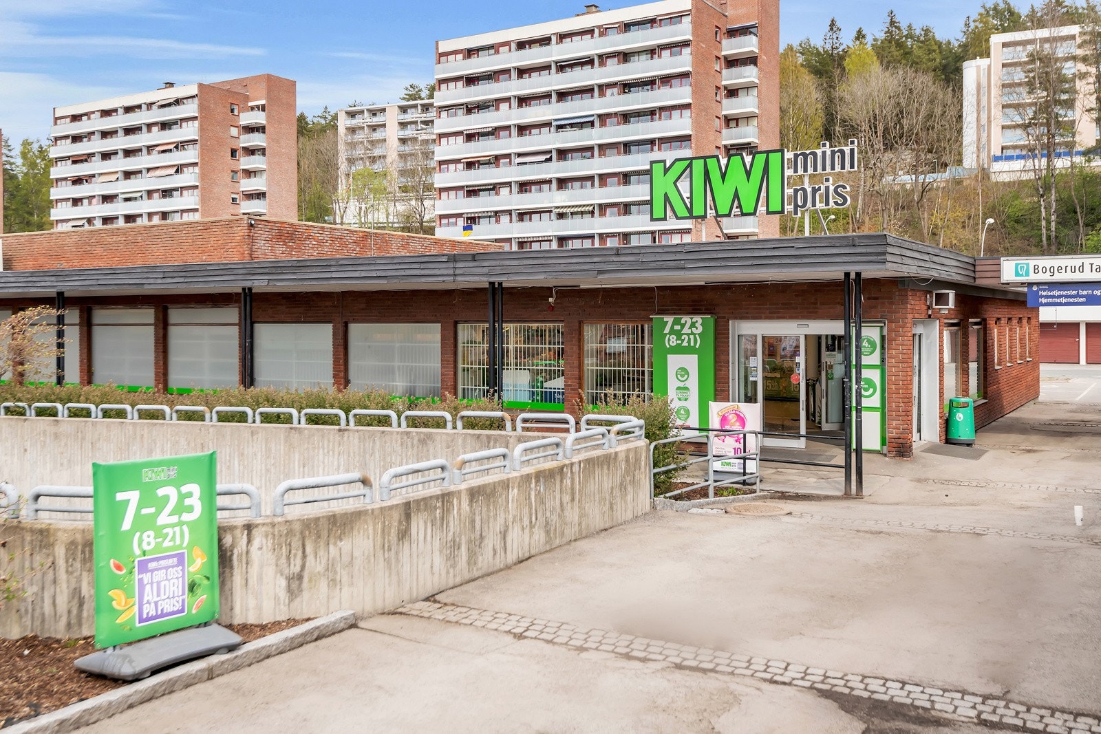 Kiwi på Bogerud senter kun 2 minutter gange fra leiligheten Galleribilde