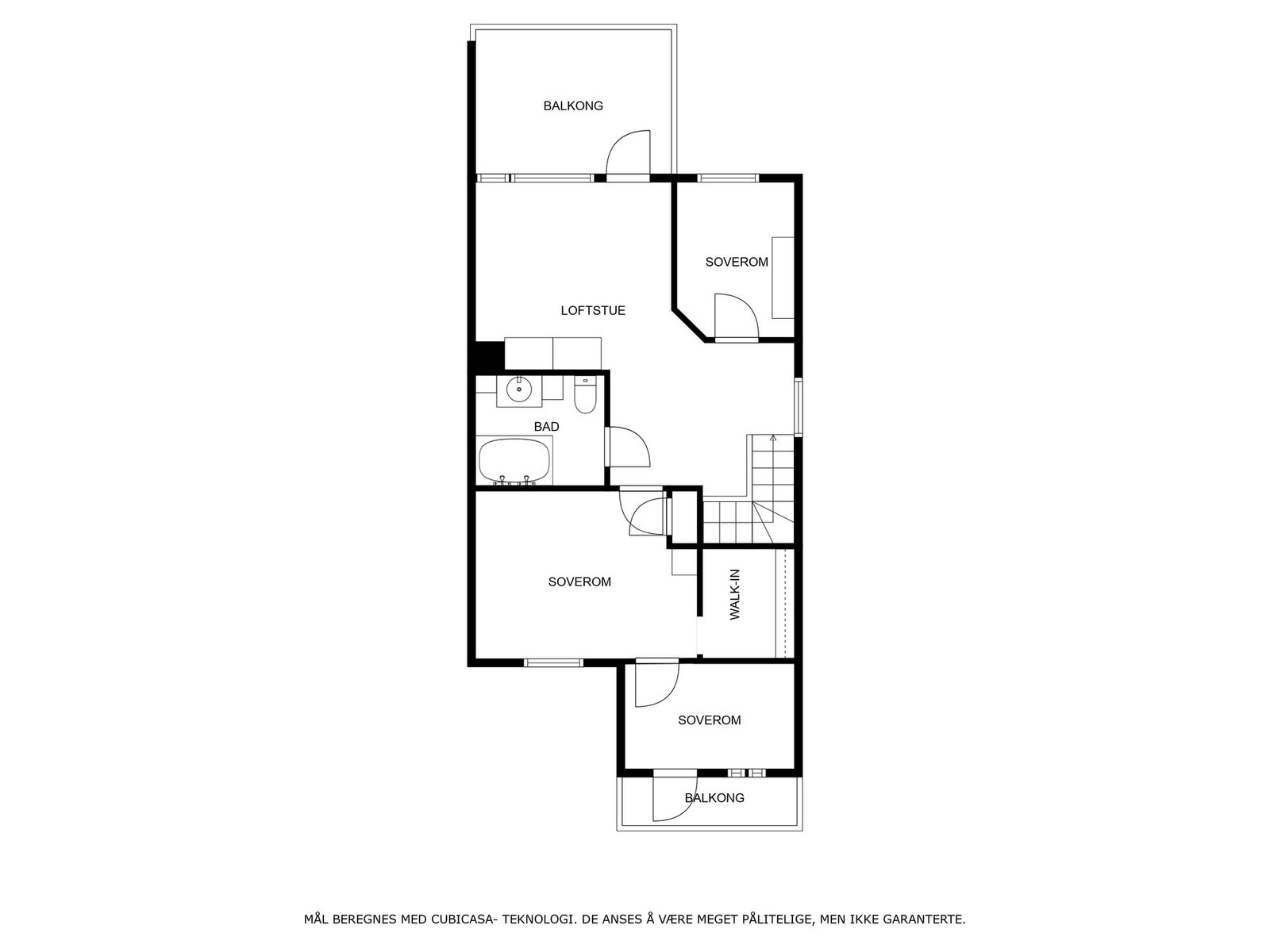 Veiledende planskisse 2. etasje. Galleribilde