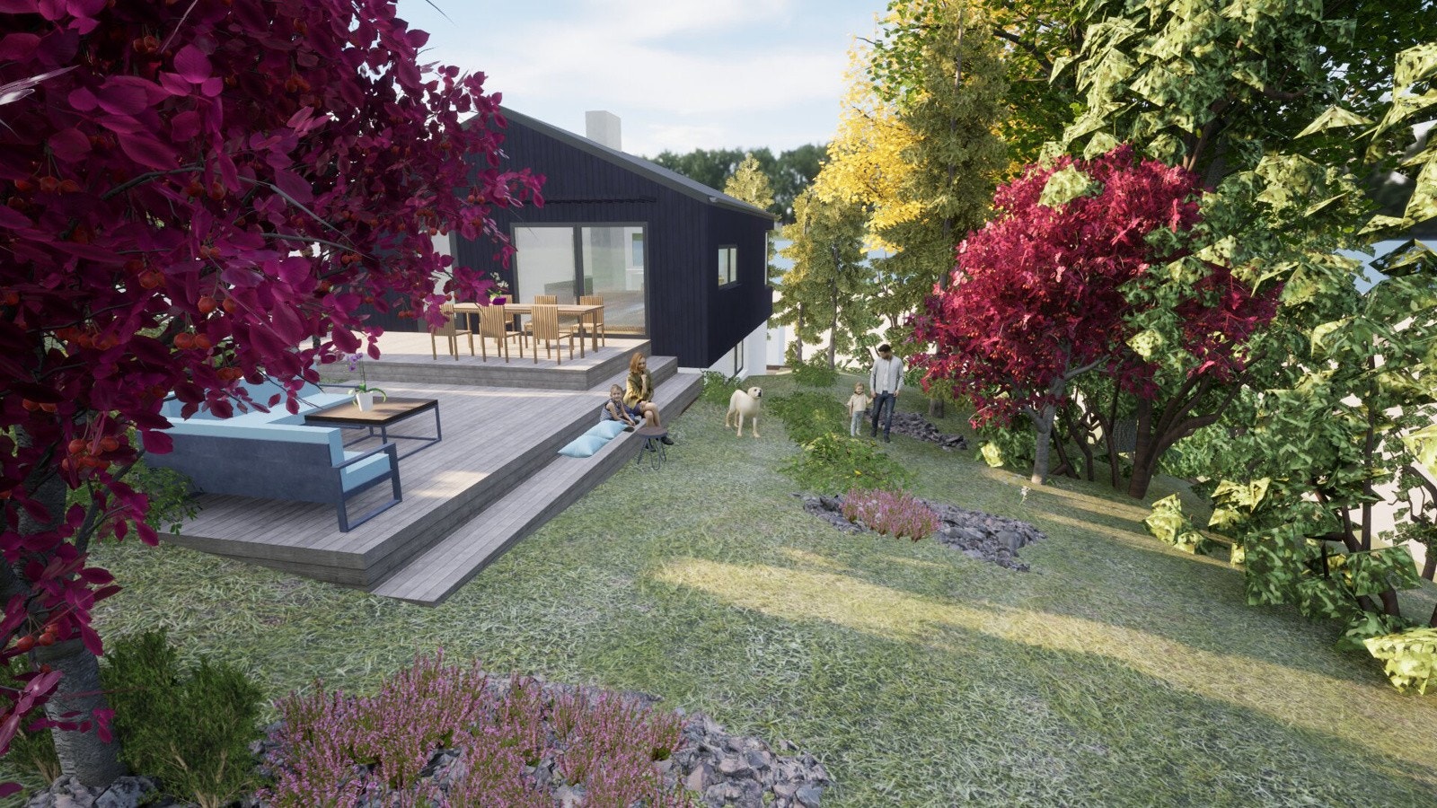 Det er gitt rammetillatelse for en enebolig over to plan, noe som er helt unikt da det ikke er lov å bygge i området. Illustrasjonsbilde - avvik vil forekomme Galleribilde