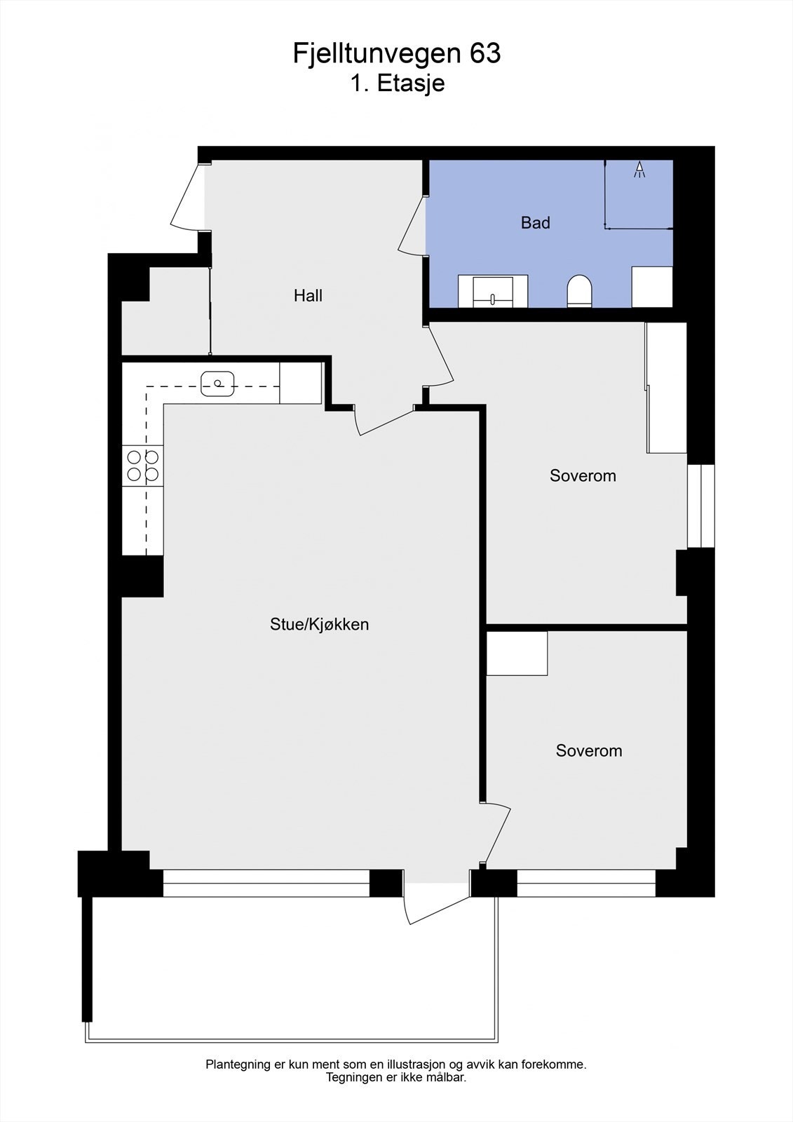 Plantegning - 2D Galleribilde