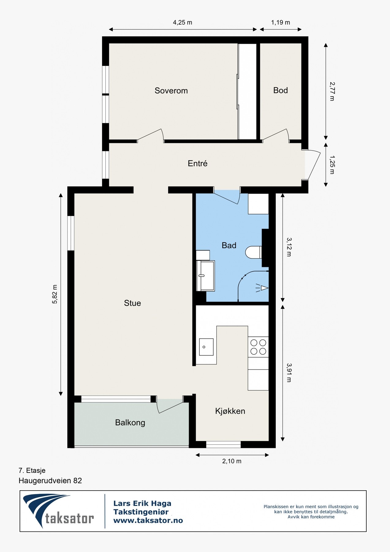 Plantegning Galleribilde