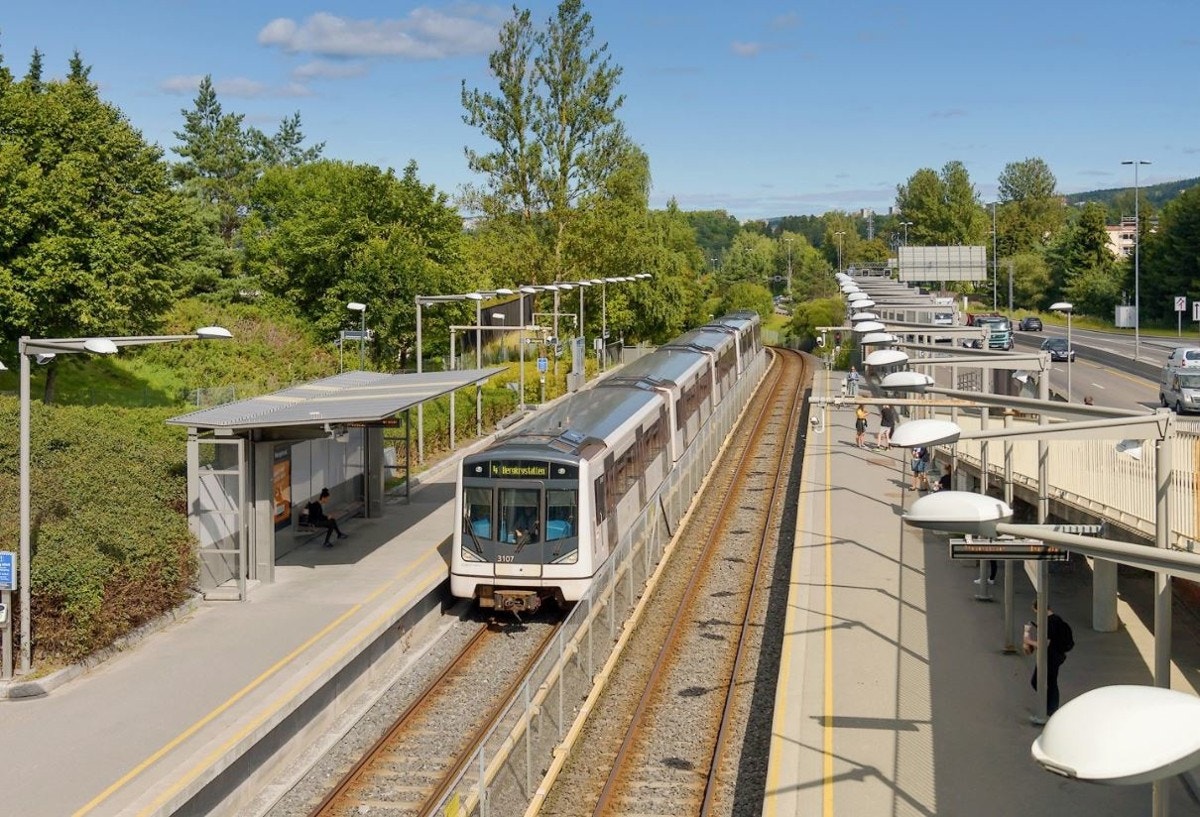 Nærområde - Manglerud T-bane stasjon. Galleribilde