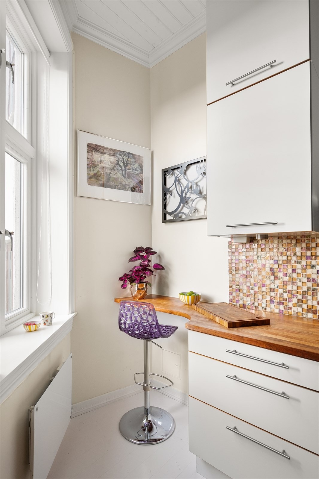 Hyggelig spiseplass. Galleribilde