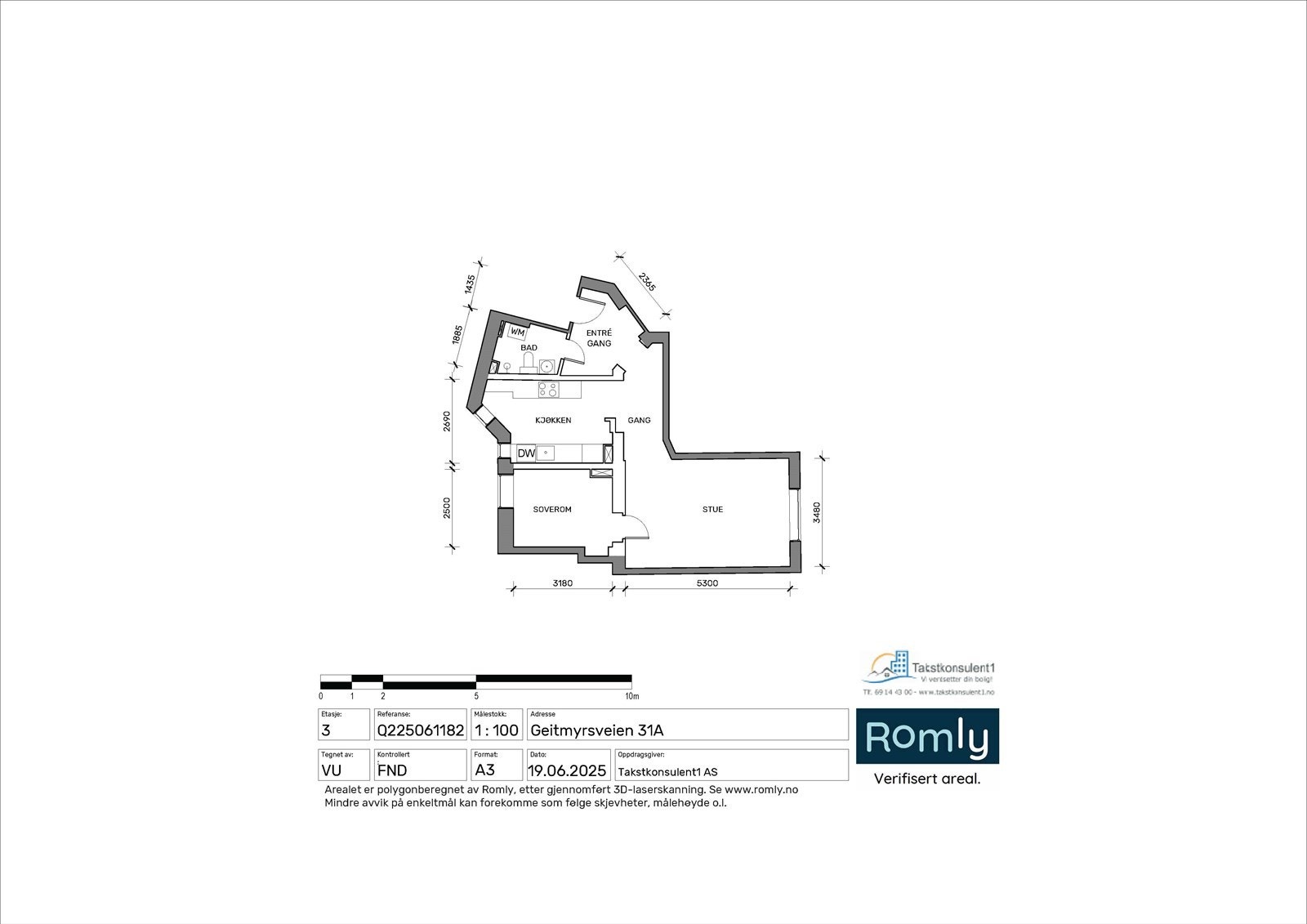 Plantegning. Galleribilde