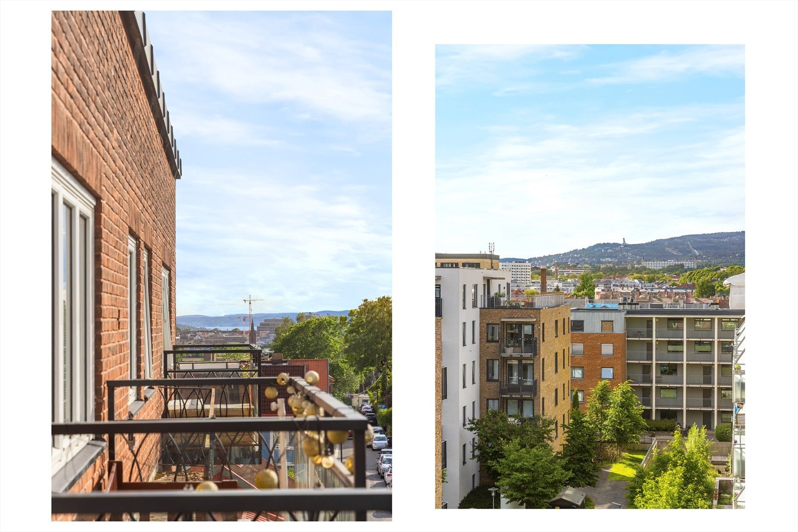 - Her får man utsikt over Oslofjorden og Holmenkollen - Galleribilde