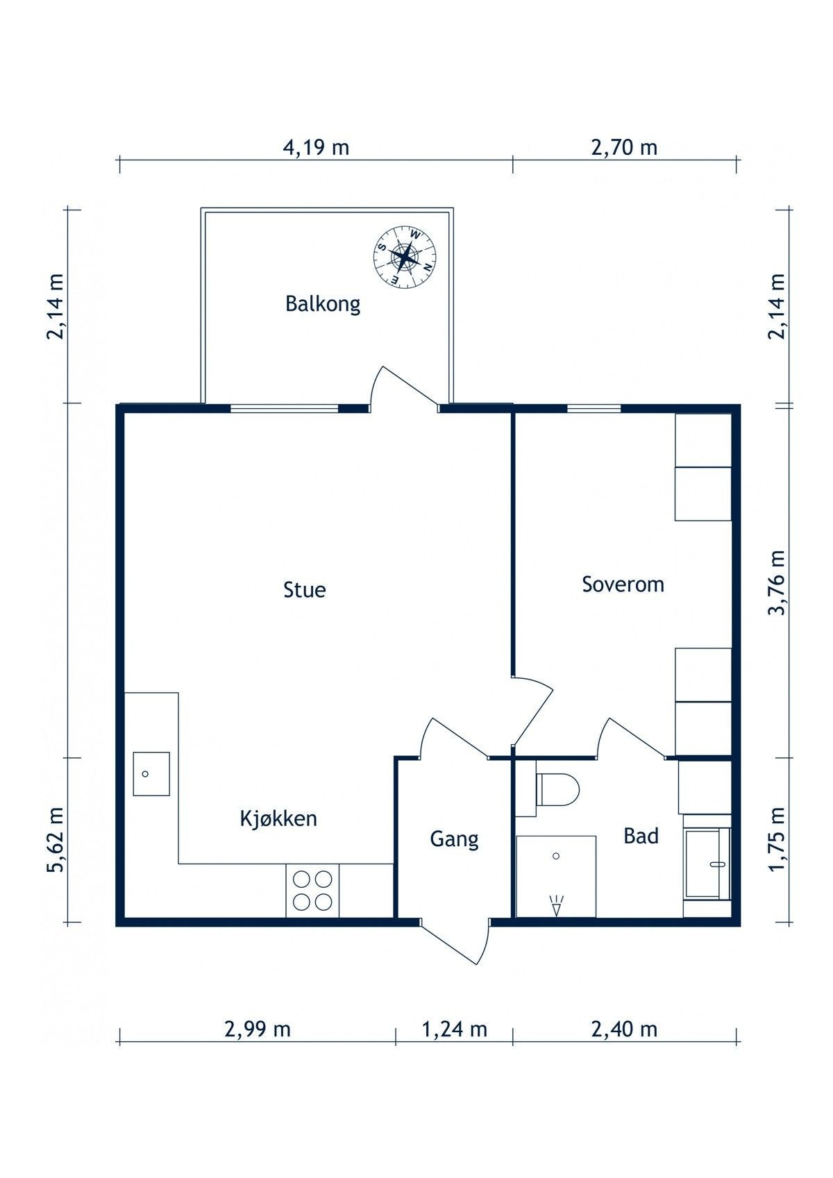 Plantegning Galleribilde