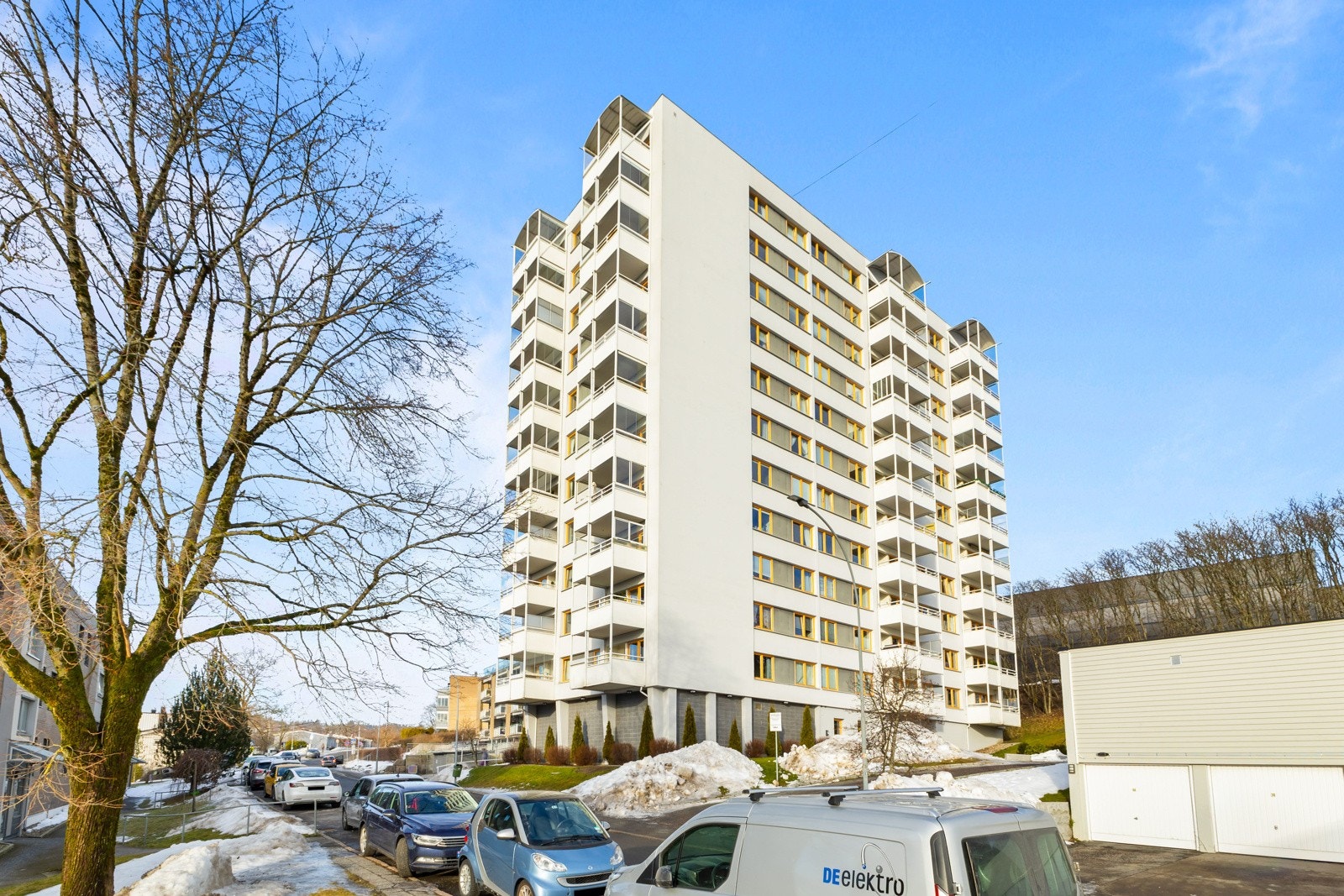 Fasade Betzy Kjelsbergs vei 15. Galleribilde