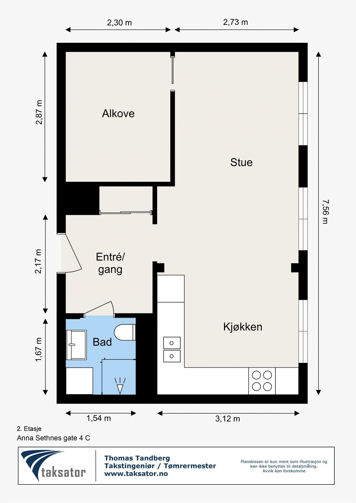 Plantegning 2. Etasje Galleribilde