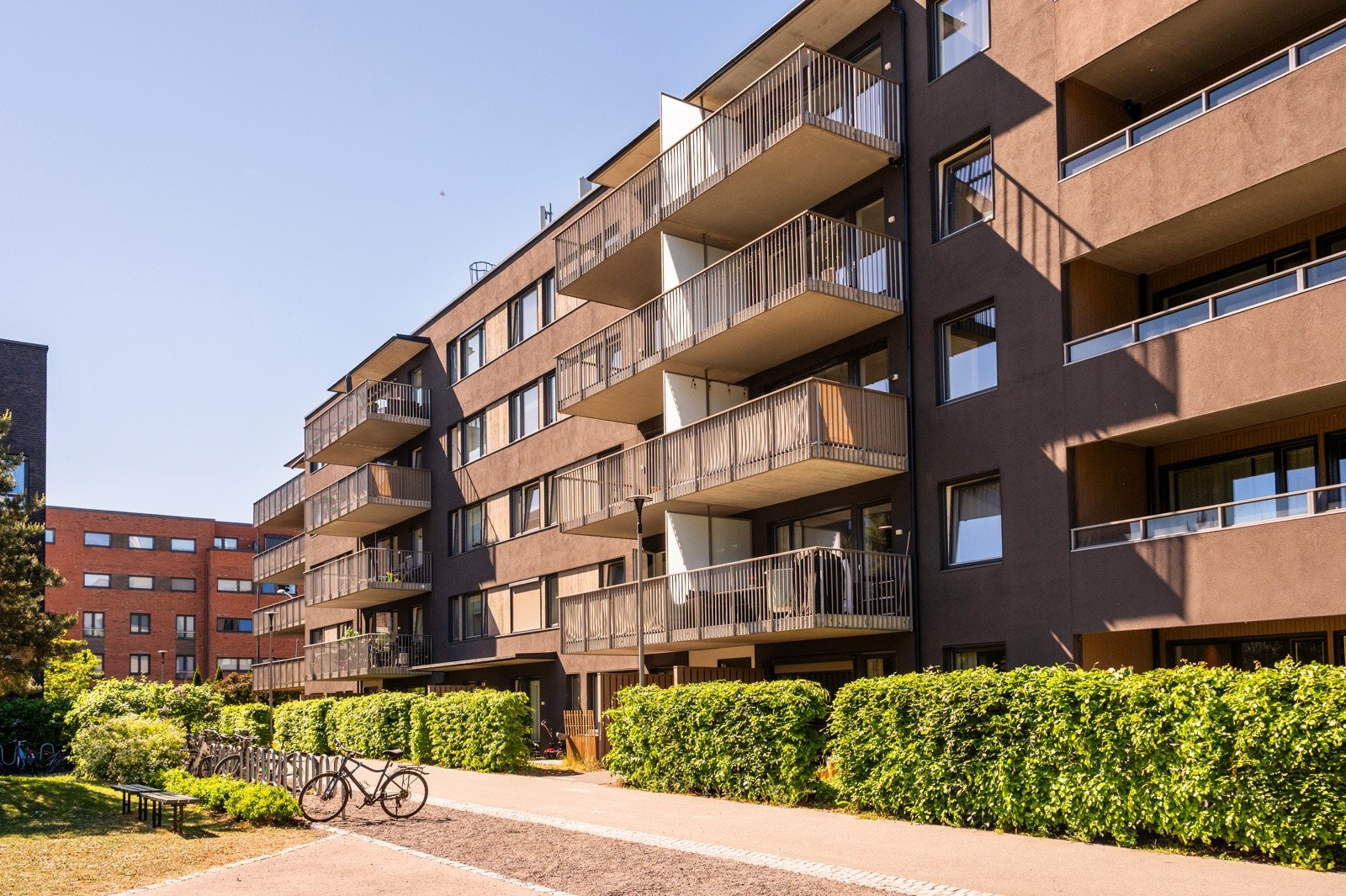 Leiligheten har sentral og attraktiv beliggenhet på Hasle. Galleribilde