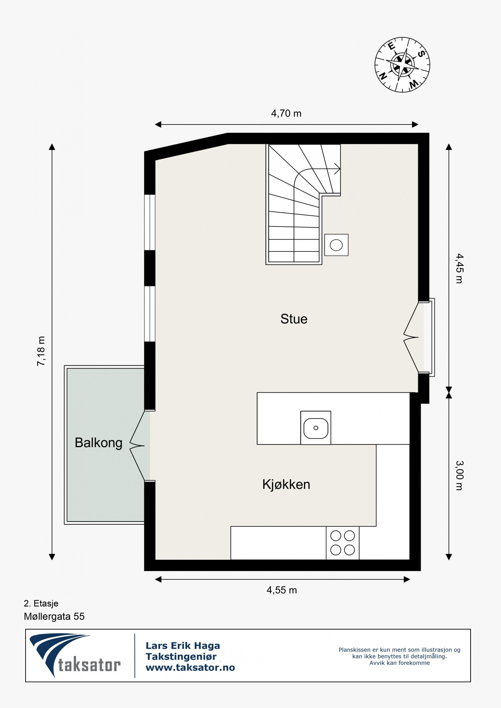 Plantegning - 2. etasje. Galleribilde