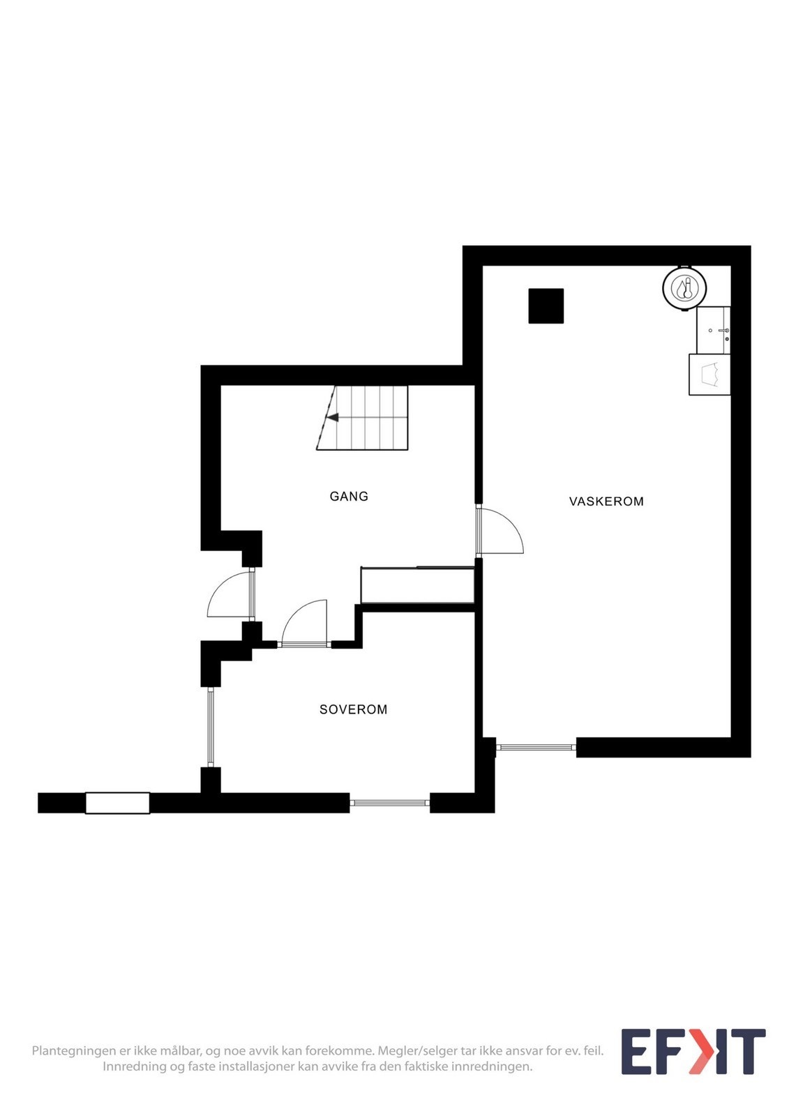 Plantegning undererajse. Galleribilde