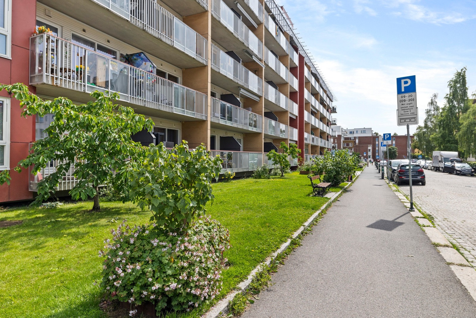 - Aksjelaget består av 183 leiligheter - Galleribilde