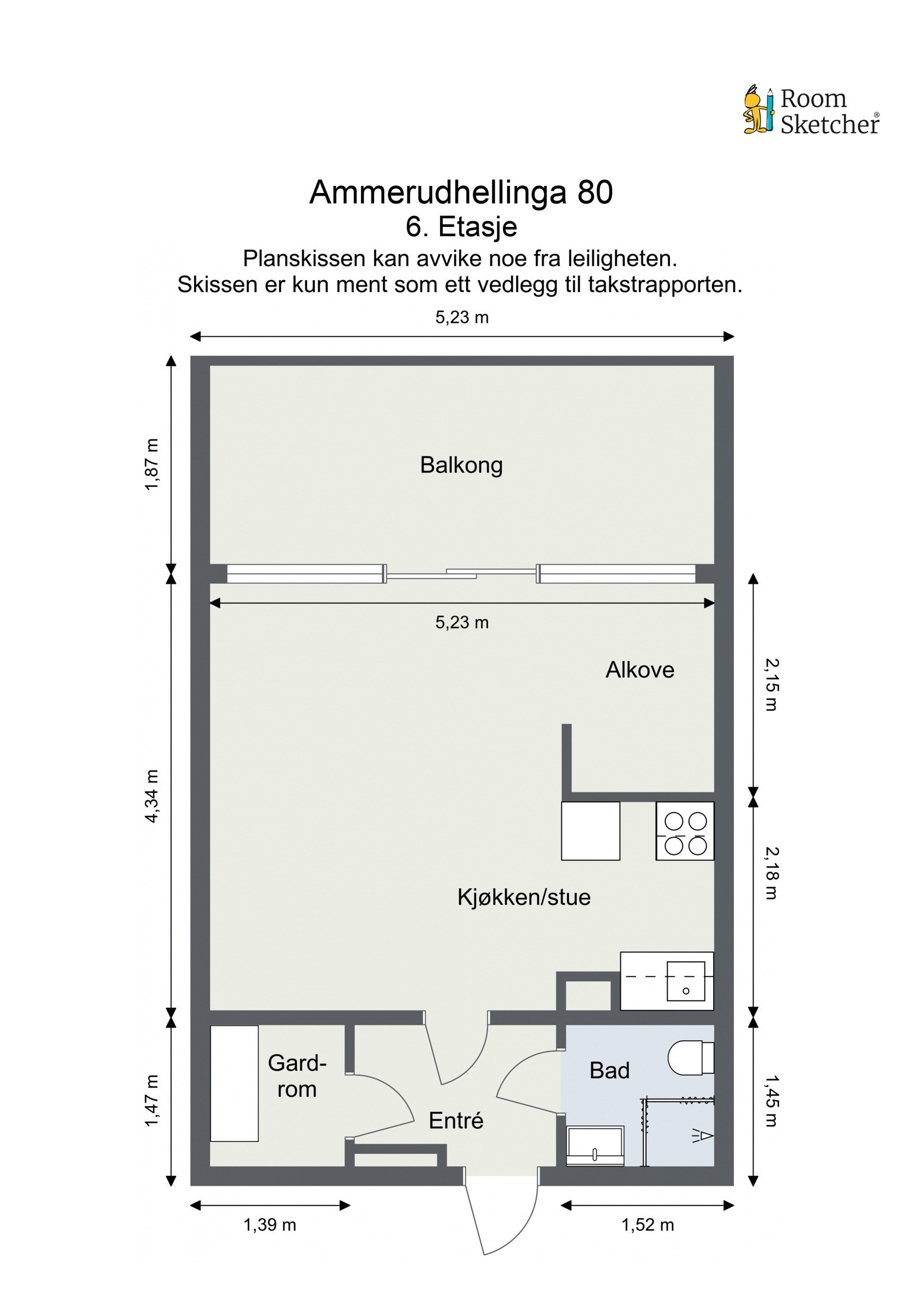 Plantegning Galleribilde