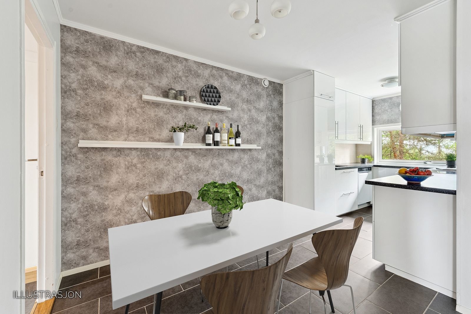 Digital møblering Galleribilde