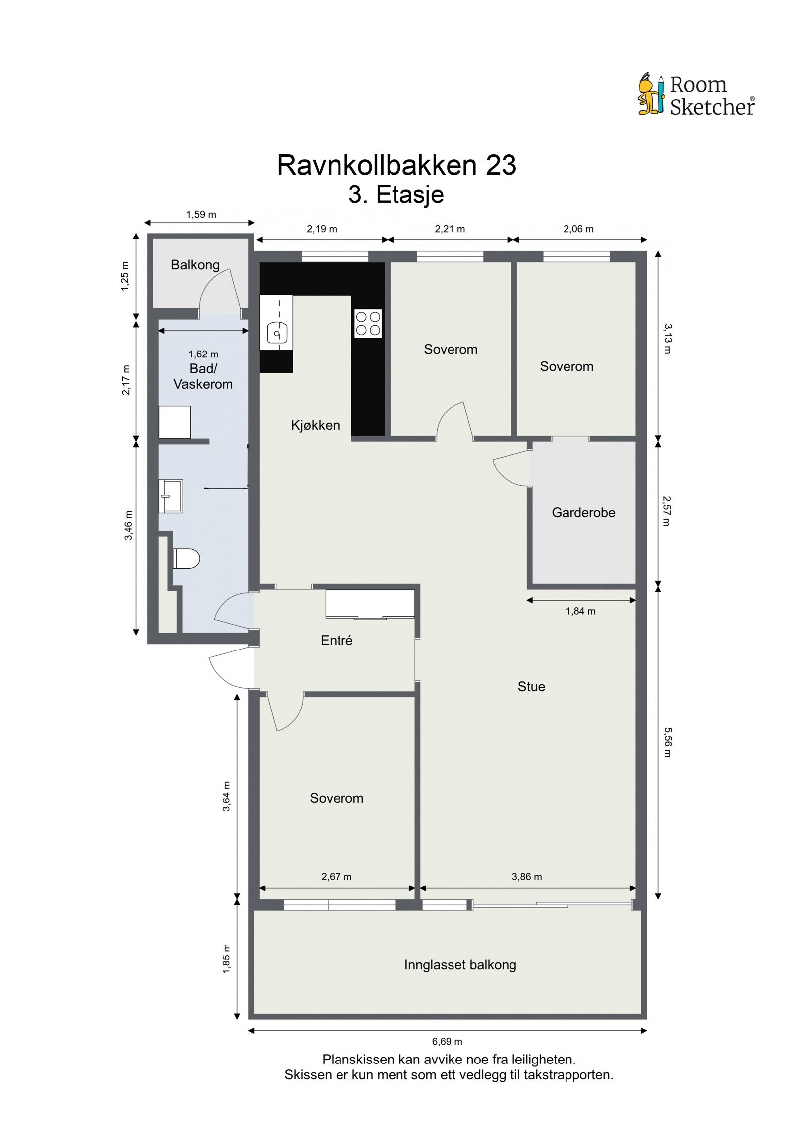 Plantegning Galleribilde