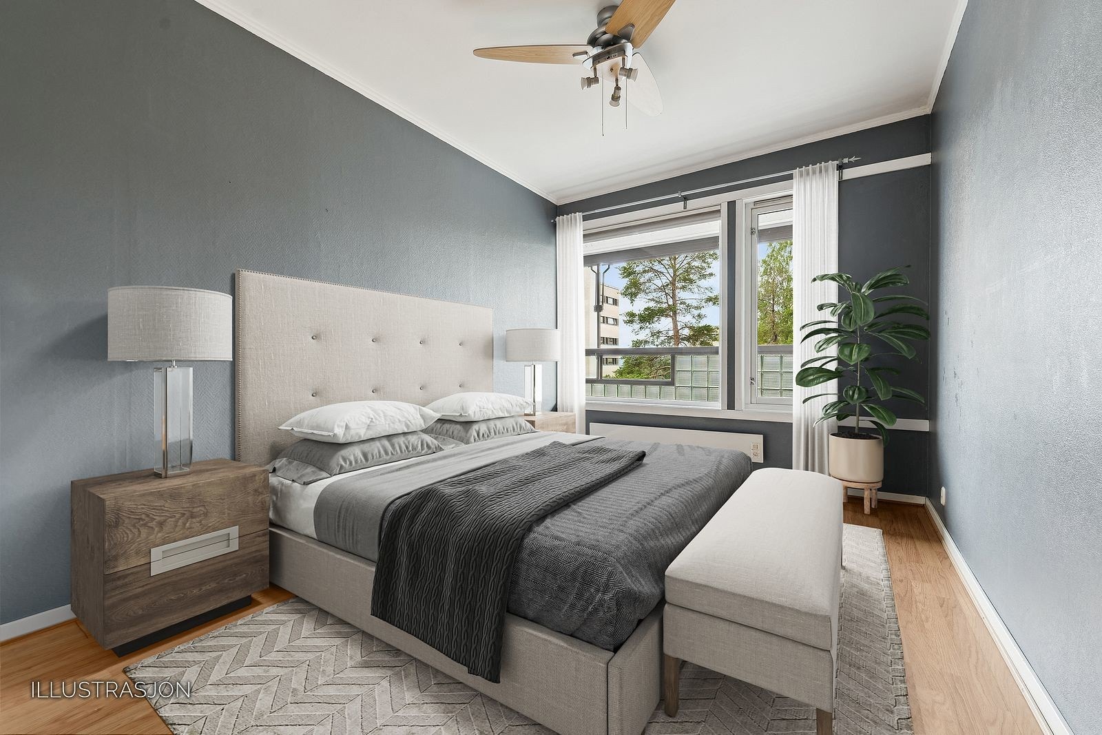 Digital møblering Galleribilde