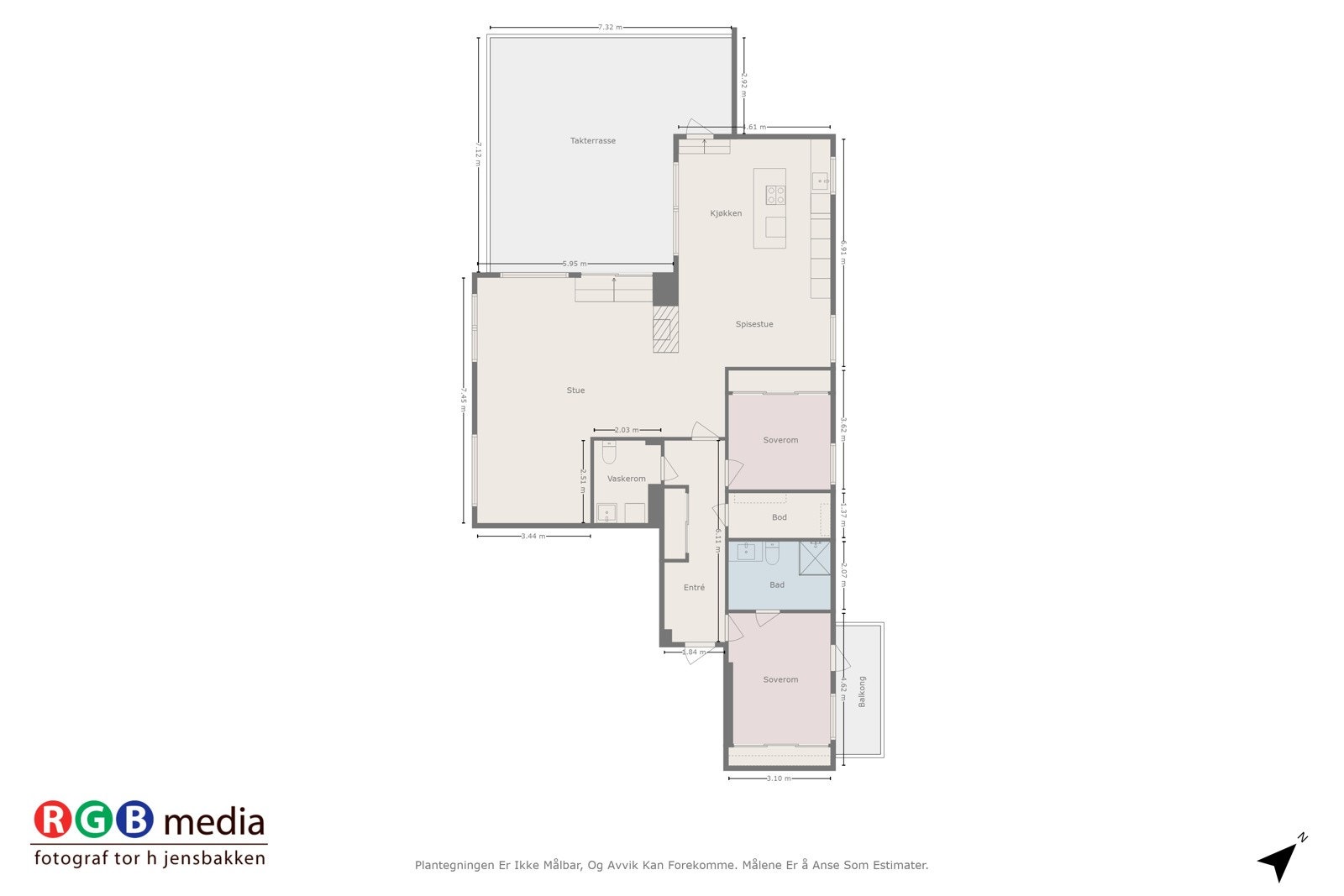 Plantegning Galleribilde