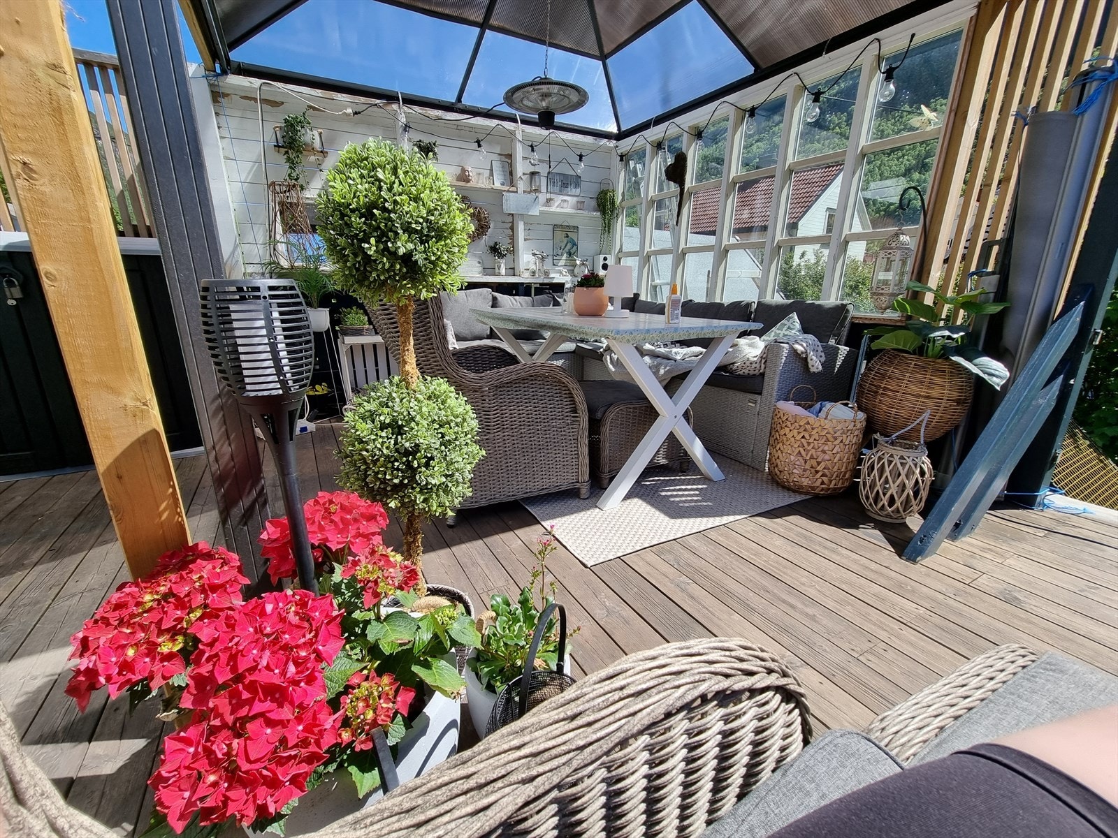 Koselig terrasse ( Privat foto) Galleribilde