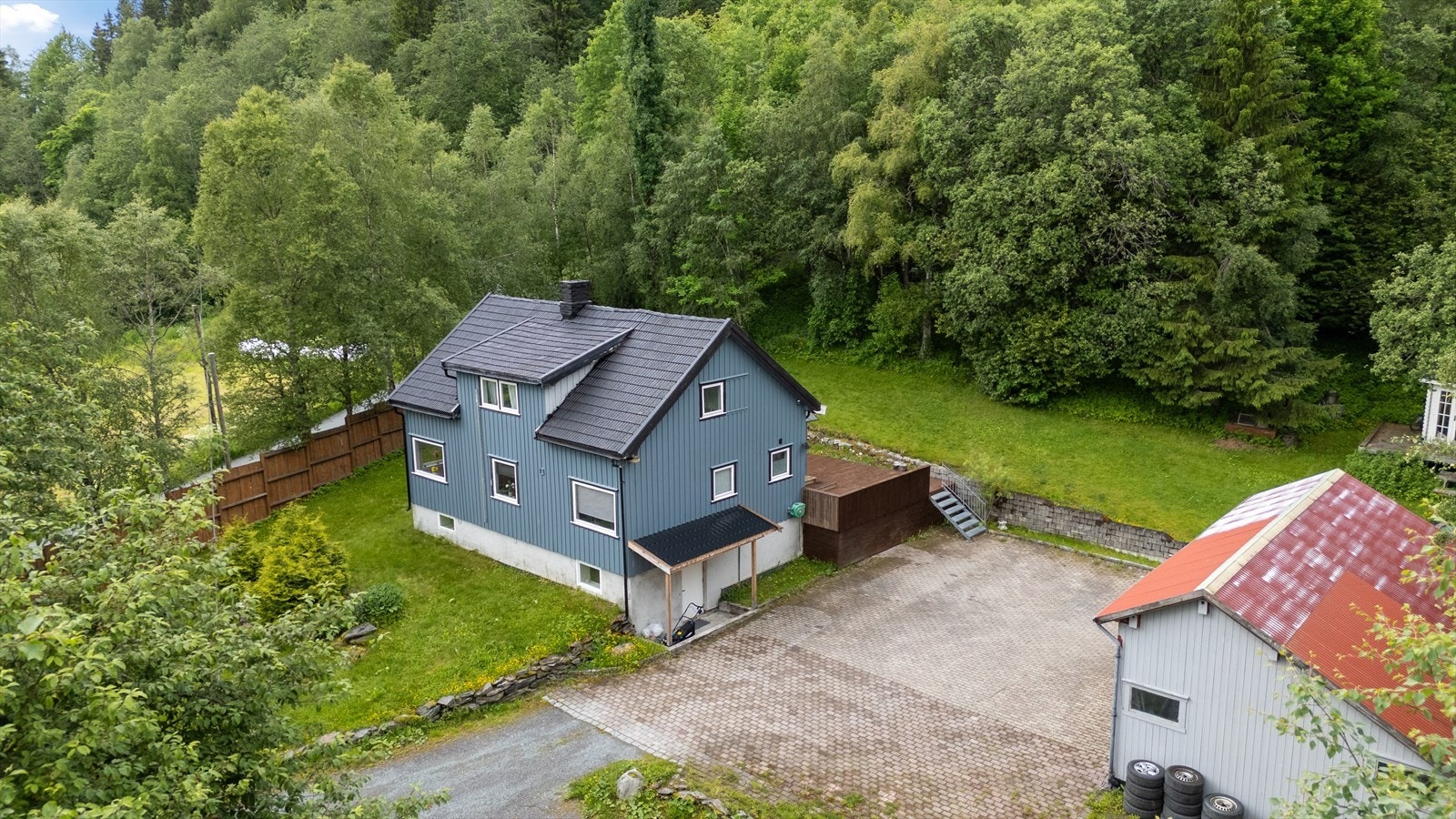 Dronefoto Galleribilde