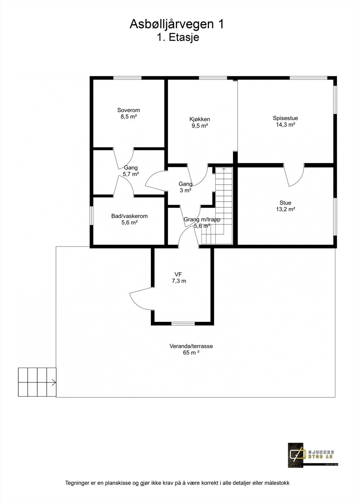 Asbølljårvegen 1 - 1. Etasje - 2D Floor Plan_page-0001.jpg Galleribilde