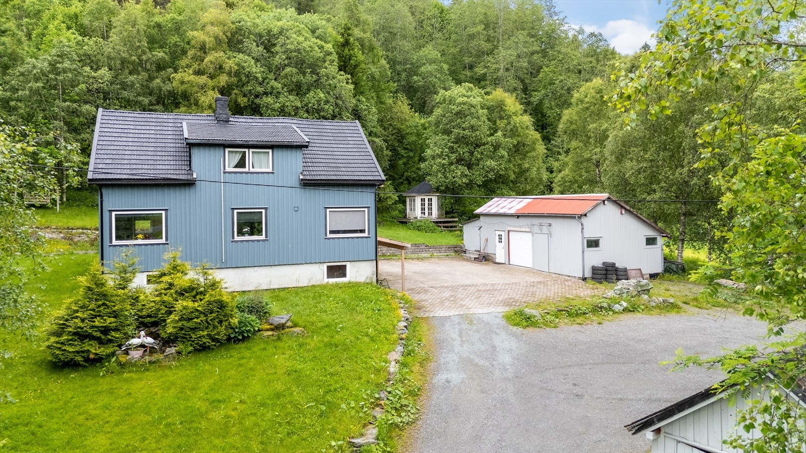 Dronefoto Galleribilde