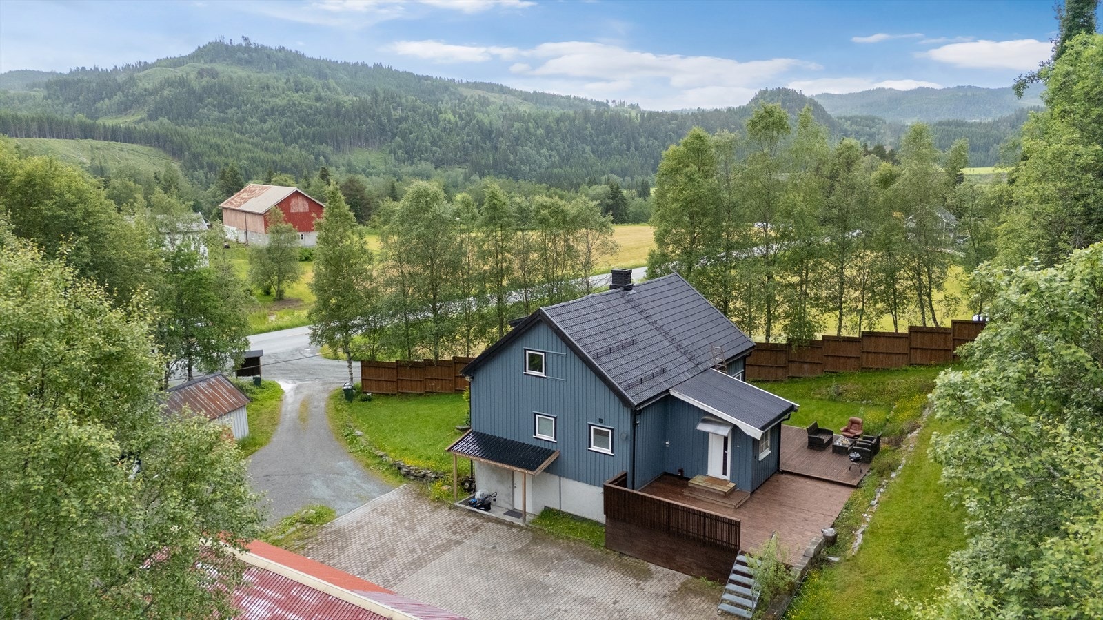 Dronefoto Galleribilde