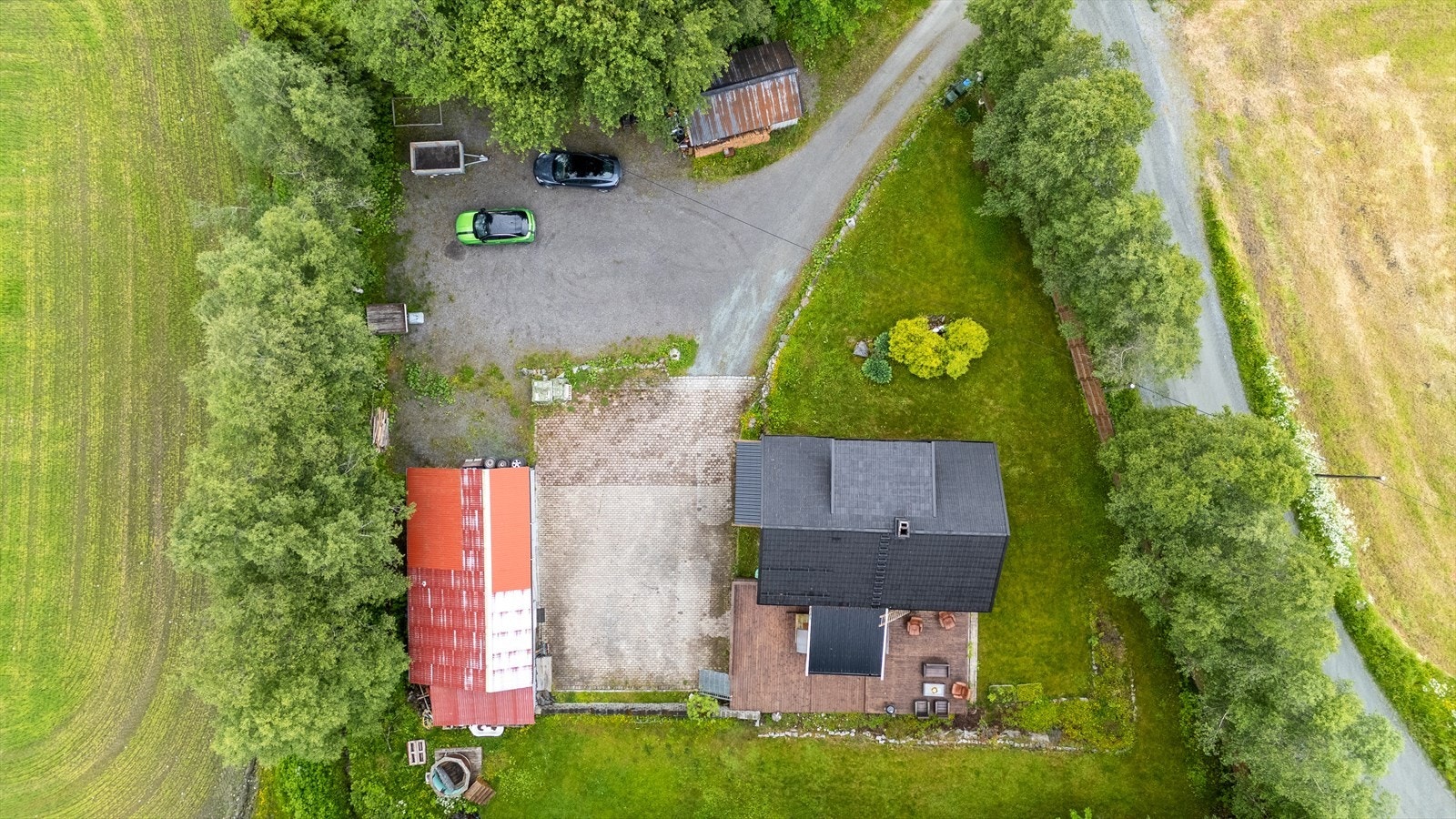 Dronefoto Galleribilde