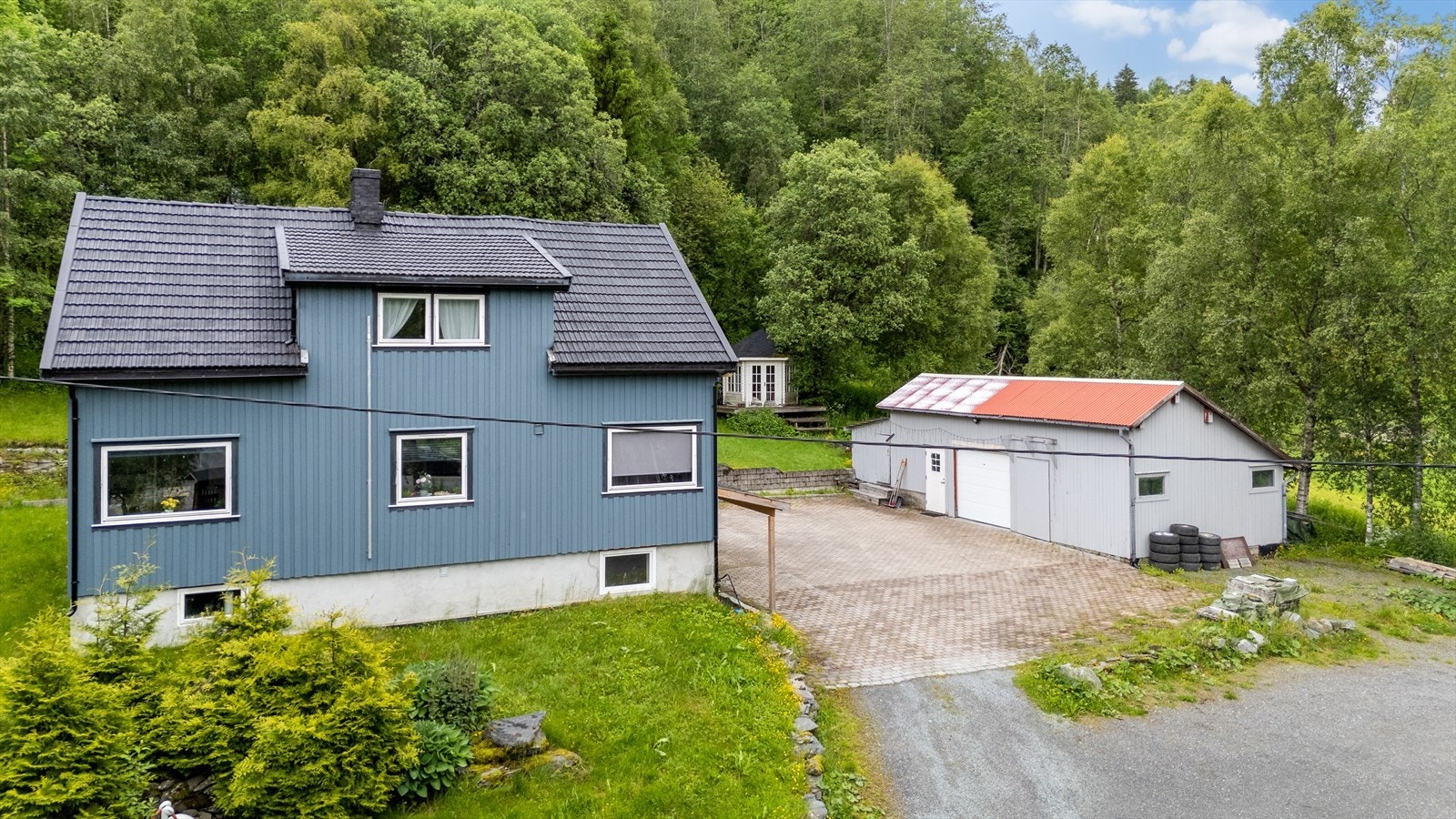 Dronefoto Galleribilde