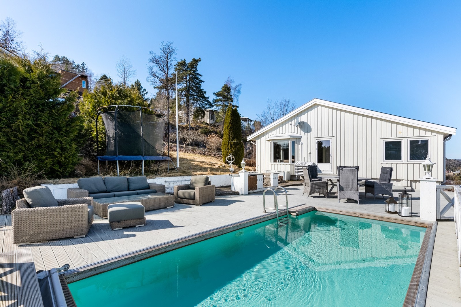 Her er det nok av boltreplass, gode solforhold og fantastisk utsikt. Galleribilde