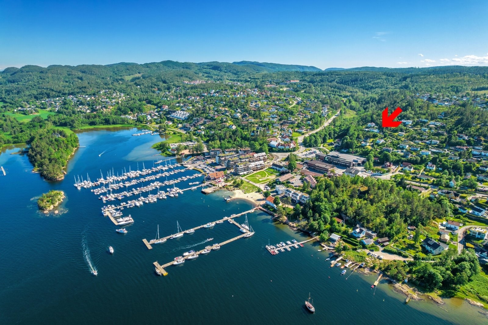 Sætre sentrum. Galleribilde