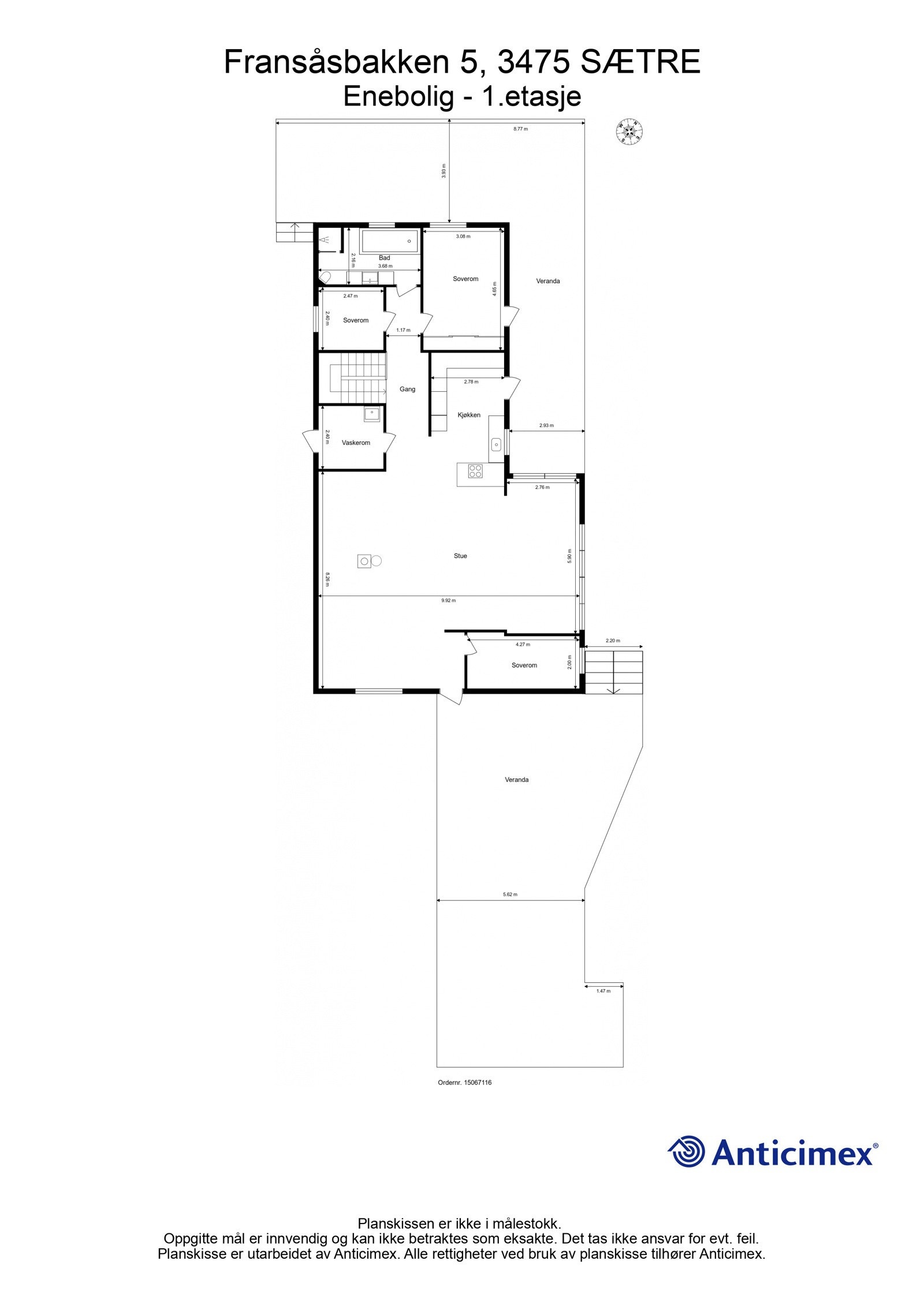 Plantegning 1.etasje. Galleribilde