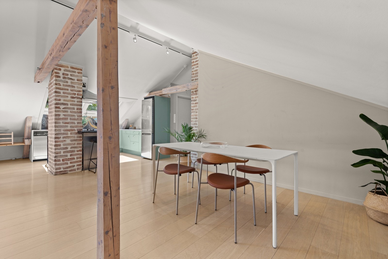 Den gode planløsningen muliggjør etablering av ett ekstra soverom. Galleribilde