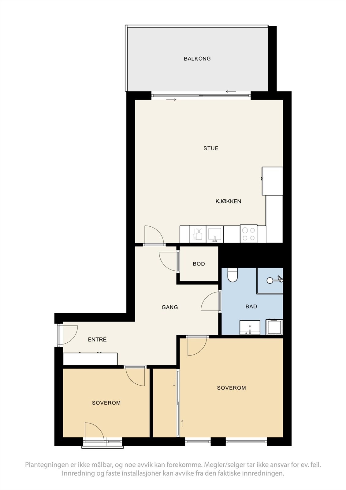 Plantegning Galleribilde