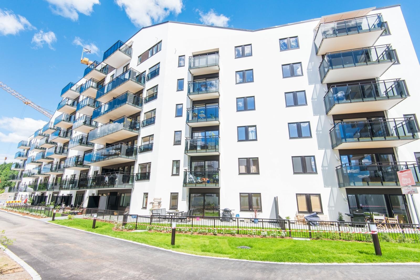 Fin fasade, leiligheten ligger i 4 etasje. Galleribilde