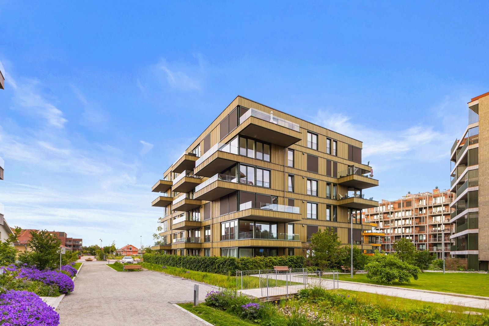 Leiligheten ligger i nye, spennende Magasinparken, rett ved Ski sentrum i Nordre Follo kommune. Galleribilde