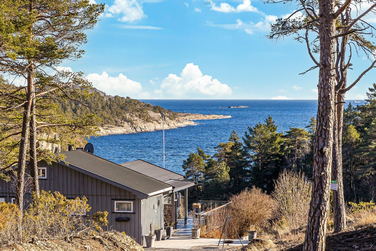 Flott utsikt fra tomt 5. Galleribilde